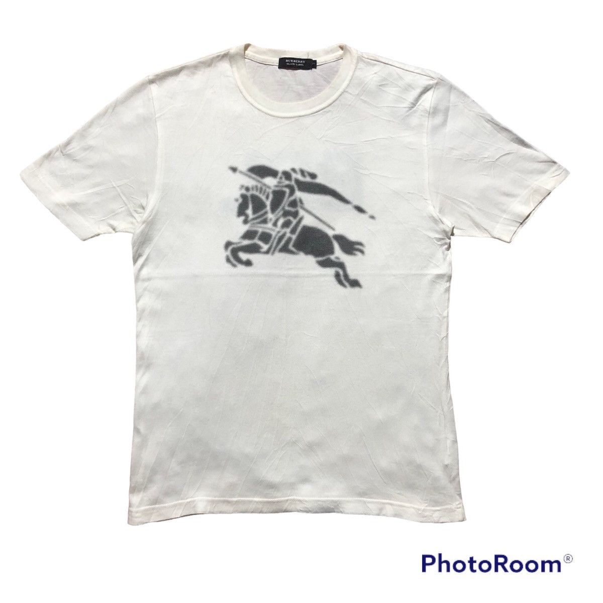 Black Label Rare‼️🔥Burberry Black Label Big Logo Motion T-Shirt Size US S / EU 44-46 / 1 - 1 Thumbnail