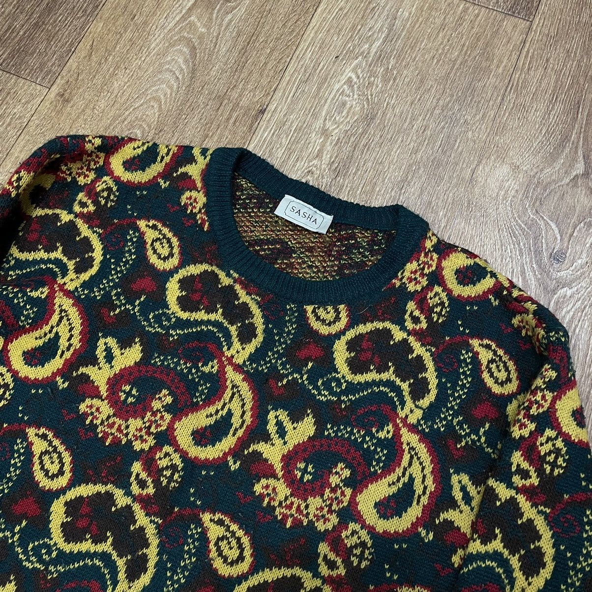 Vintage Vintage Y2K All Over Print Sweater Streetwear Grunge Faded L Size L / US 10 / IT 46 - 6 Thumbnail