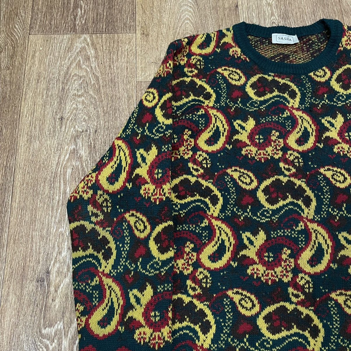 Vintage Vintage Y2K All Over Print Sweater Streetwear Grunge Faded L Size L / US 10 / IT 46 - 4 Thumbnail