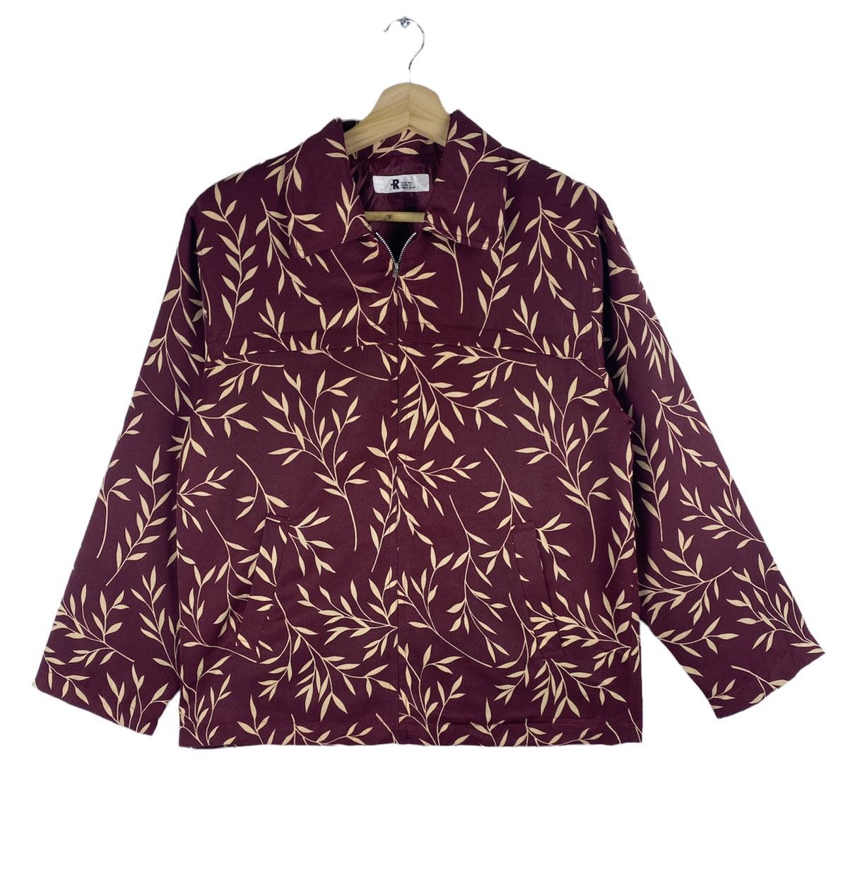 Japanese Brand NEED GONE 🔥 Vintage Printed Flora Flowers Zip Up Jacket Size US L / EU 52-54 / 3 - 1 Thumbnail