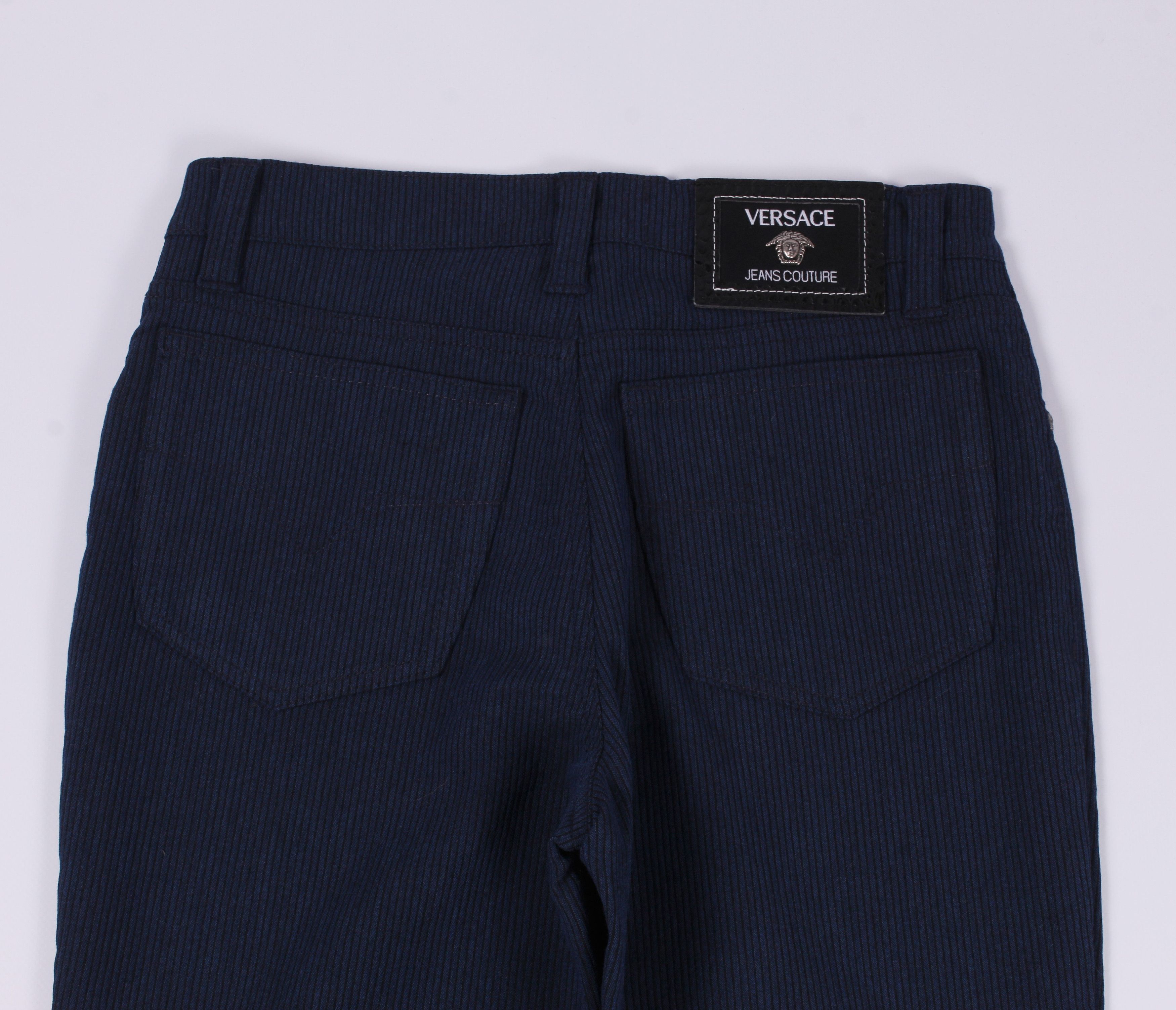 Versace Jeans Couture Versace Jeans Couture Vintage Navy Pants Trousers Size 27" / US 4 / IT 40 - 10 Thumbnail