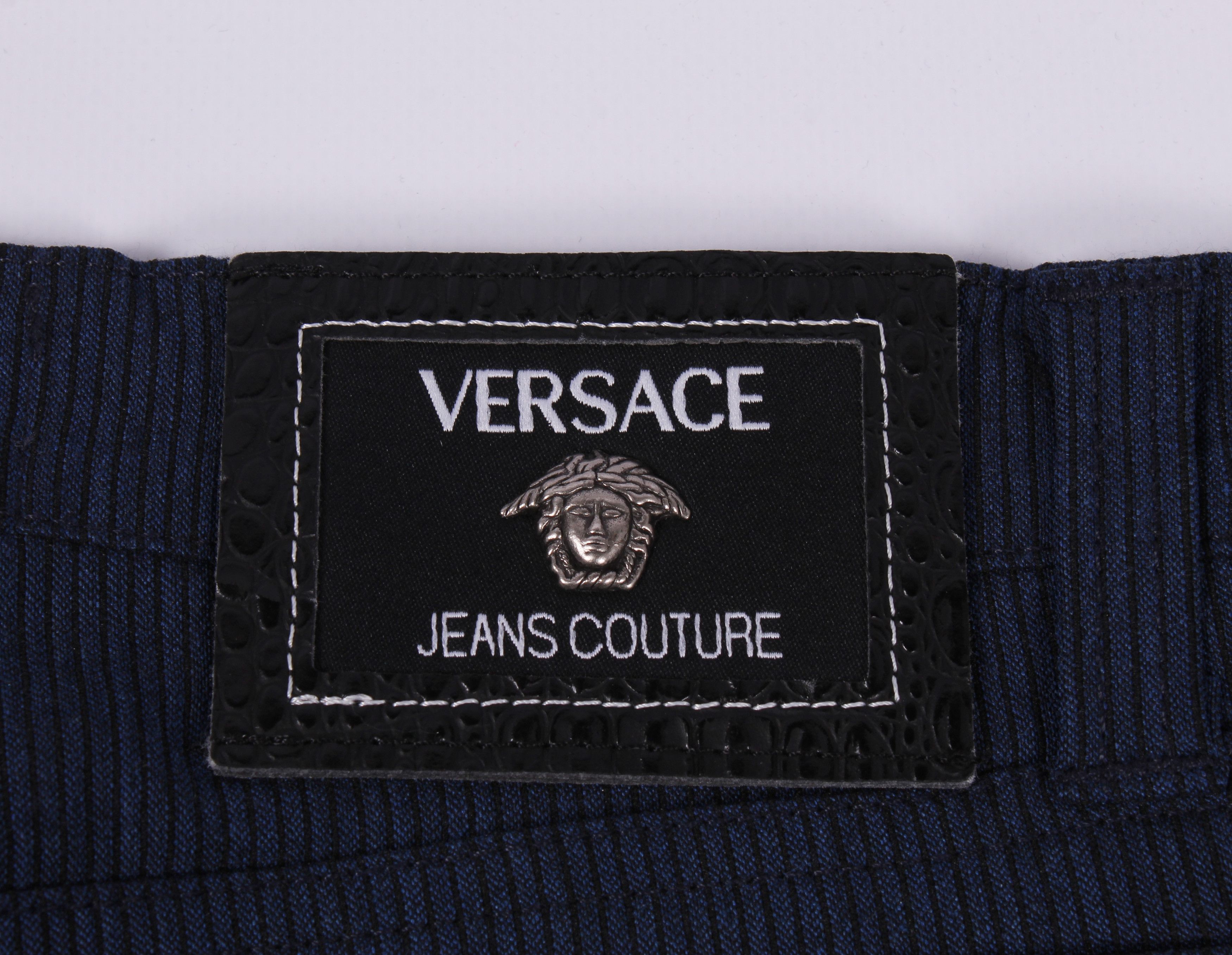 Versace Jeans Couture Versace Jeans Couture Vintage Navy Pants Trousers Size 27" / US 4 / IT 40 - 9 Thumbnail