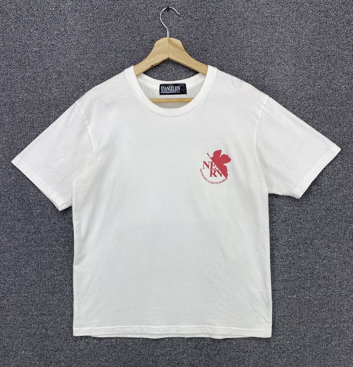 Anime Vintage Neon Genesis Evangelion Pilots Anime Tees T Shirts Size US L / EU 52-54 / 3 - 6 Thumbnail