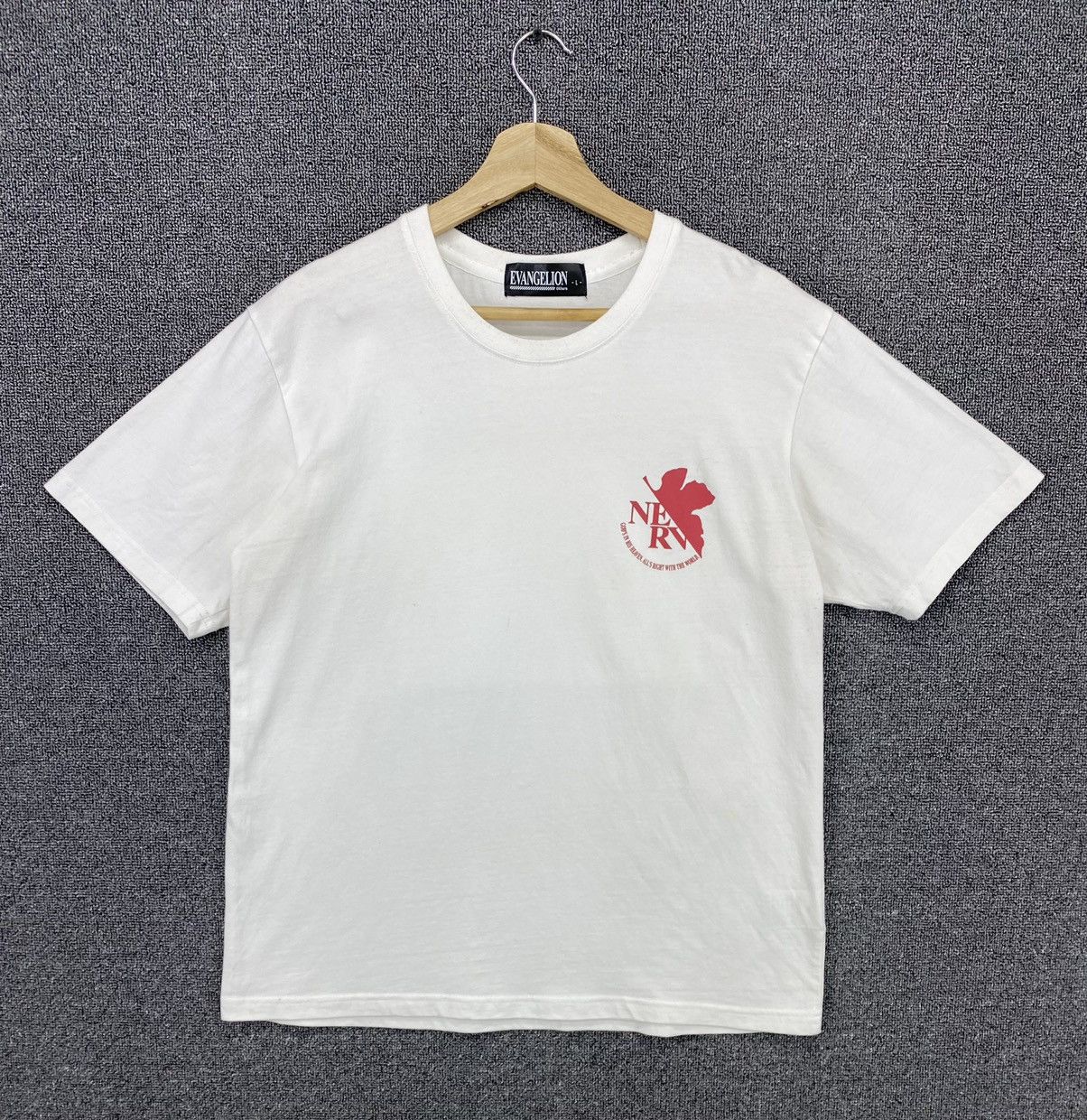 Anime Vintage Neon Genesis Evangelion Pilots Anime Tees T Shirts Size US L / EU 52-54 / 3 - 7 Thumbnail