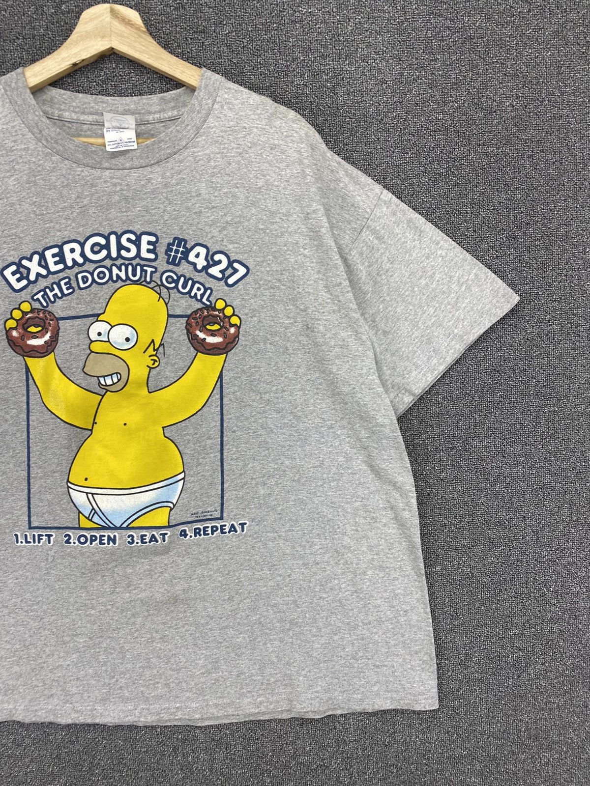 The Simpsons Vintage The Simpsons Matt Groening Exercises Tees T Shirts Size US XL / EU 56 / 4 - 4 Thumbnail
