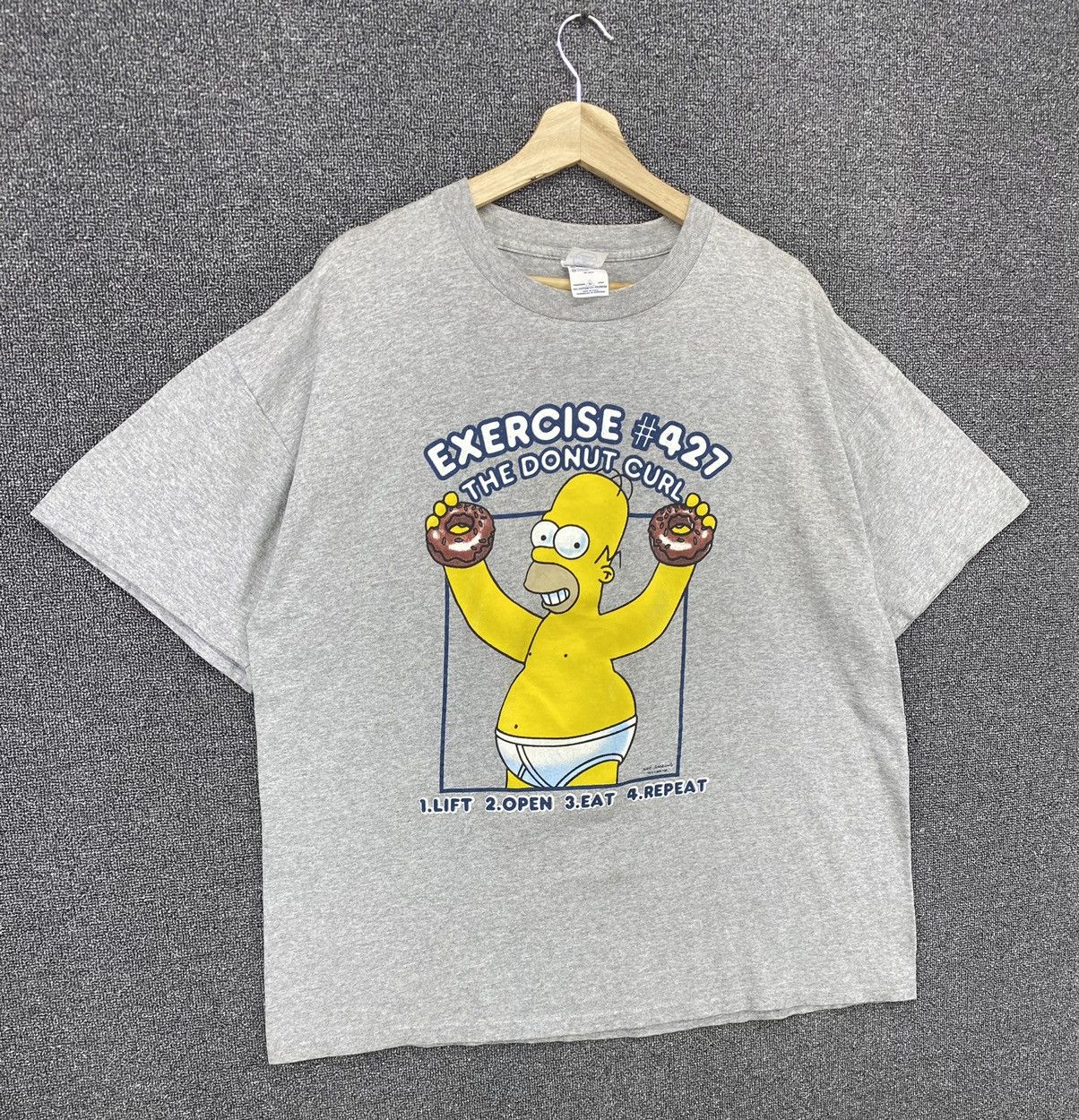 The Simpsons Vintage The Simpsons Matt Groening Exercises Tees T Shirts Size US XL / EU 56 / 4 - 2 Thumbnail