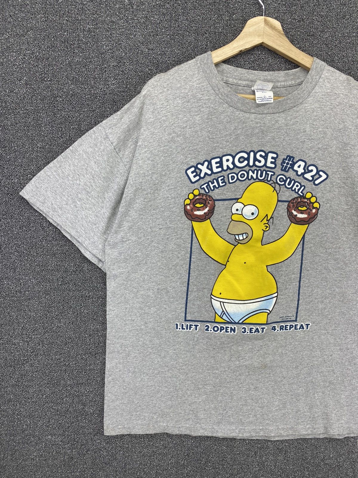 The Simpsons Vintage The Simpsons Matt Groening Exercises Tees T Shirts Size US XL / EU 56 / 4 - 3 Thumbnail
