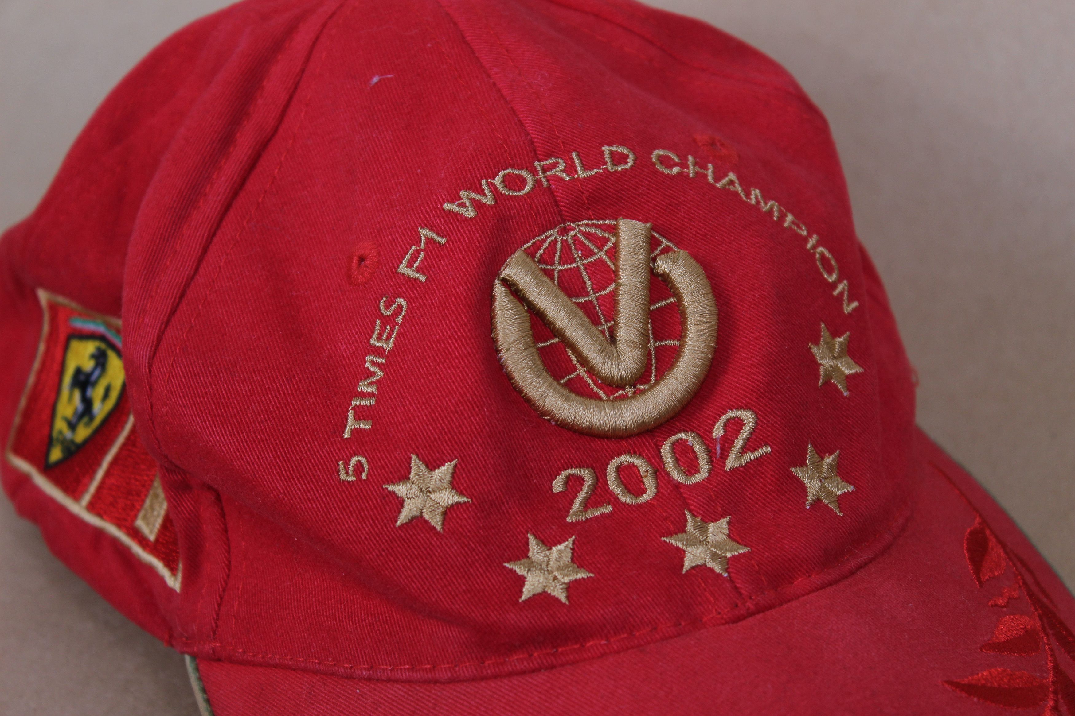 Ferrari Vintage Ferrari Michael Schumacher F1 Formula Uno Cap Size ONE SIZE - 2 Thumbnail