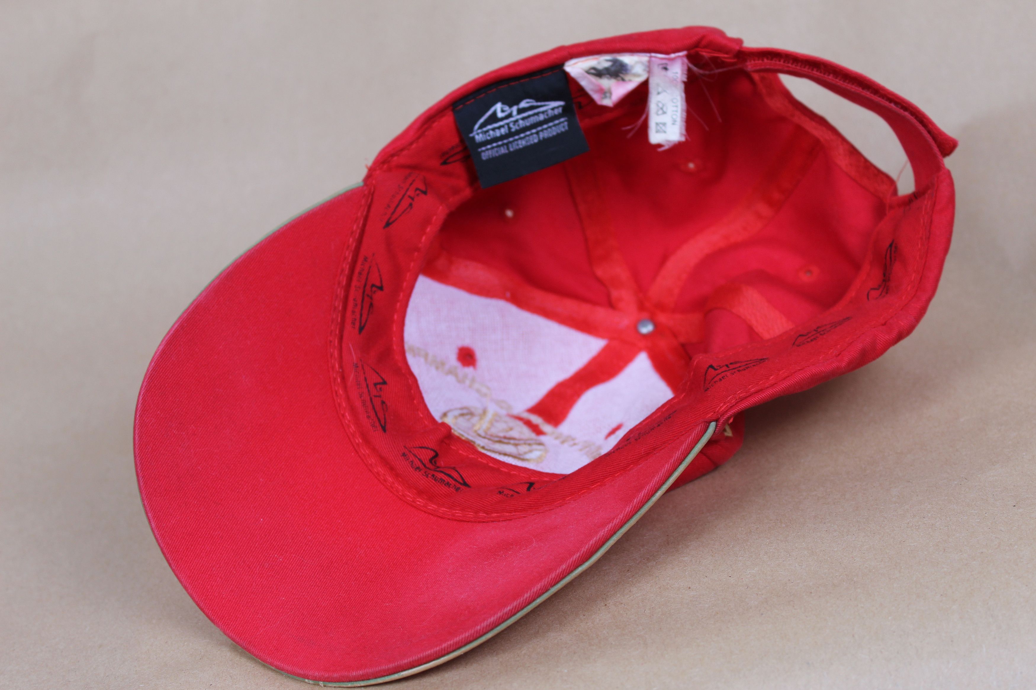 Ferrari Vintage Ferrari Michael Schumacher F1 Formula Uno Cap Size ONE SIZE - 5 Thumbnail