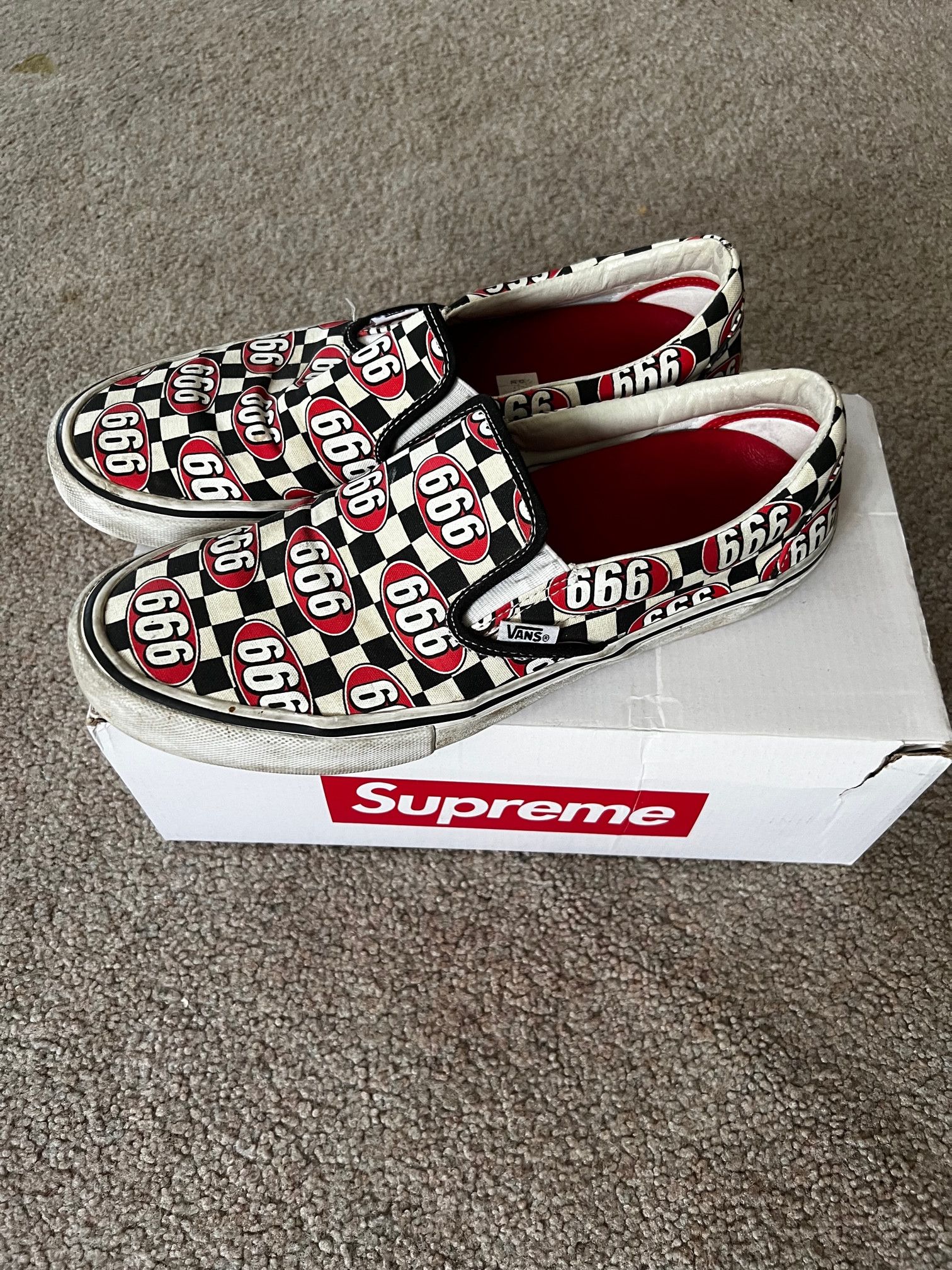 Supreme Supreme 666 Slip On Vans