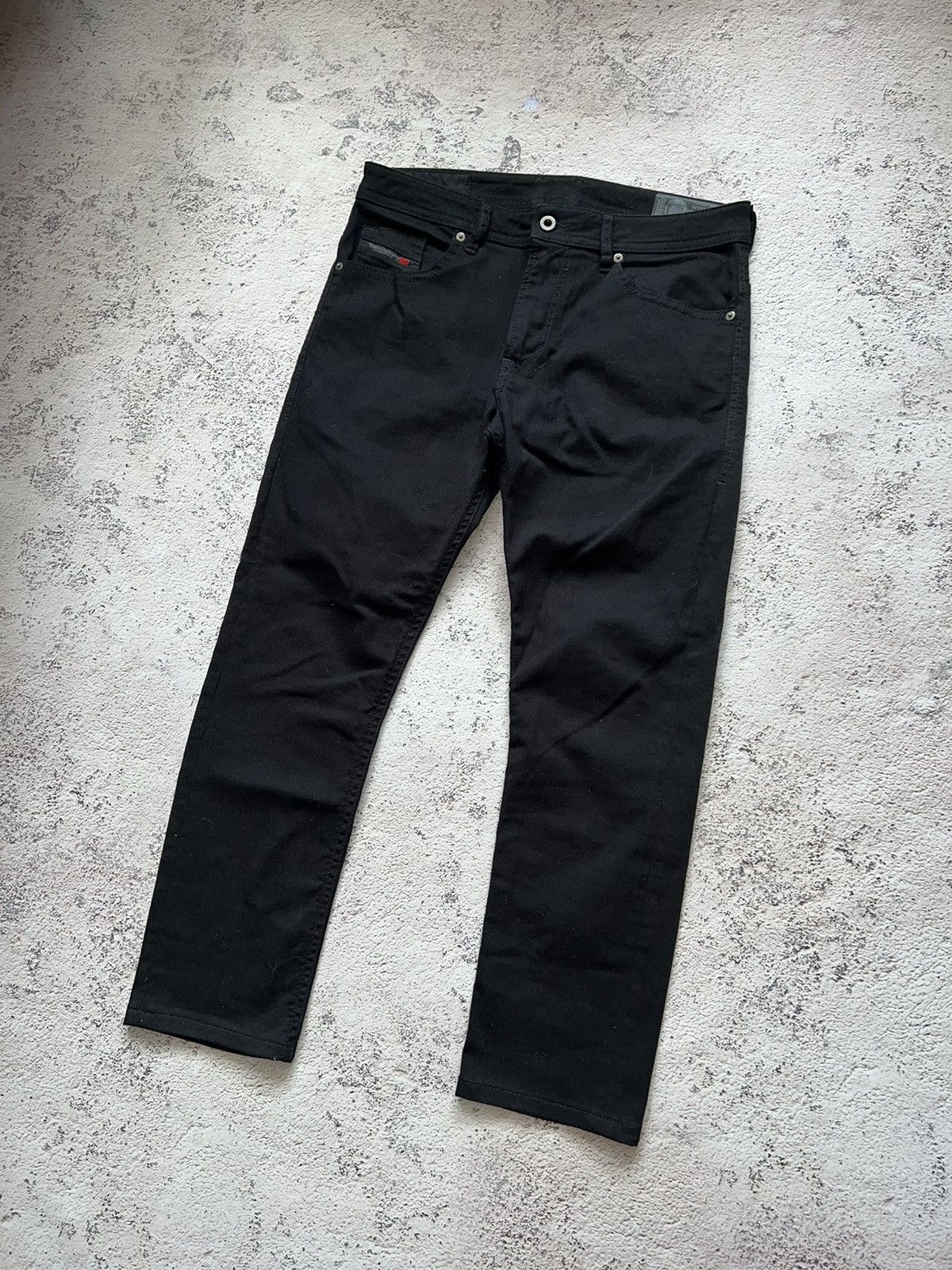 Diesel × Vintage Diesel Thommer Slim Skinny Black Jeans Size US 33 - 3 Thumbnail