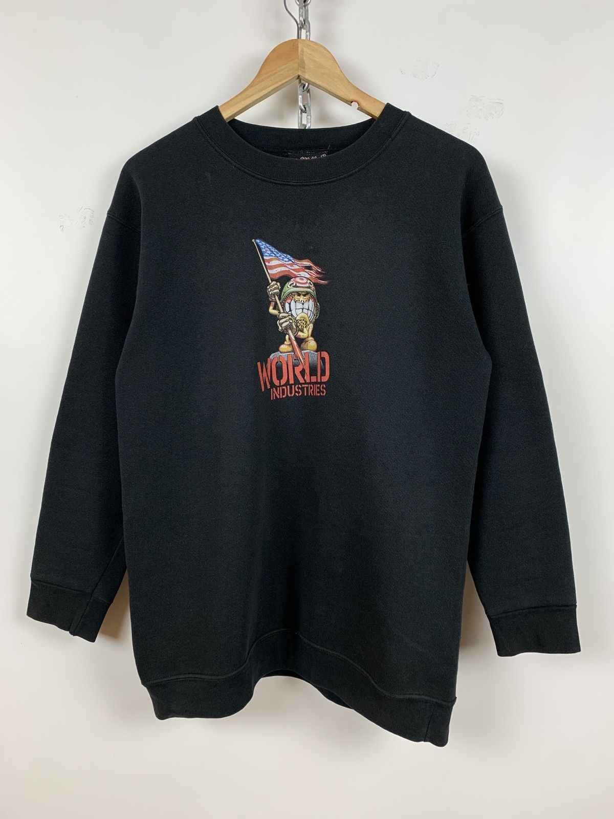 Girl Skateboards Vintage World Industries Rare Skateboard Sweatshirt Size US S / EU 44-46 / 1 - 1 Thumbnail