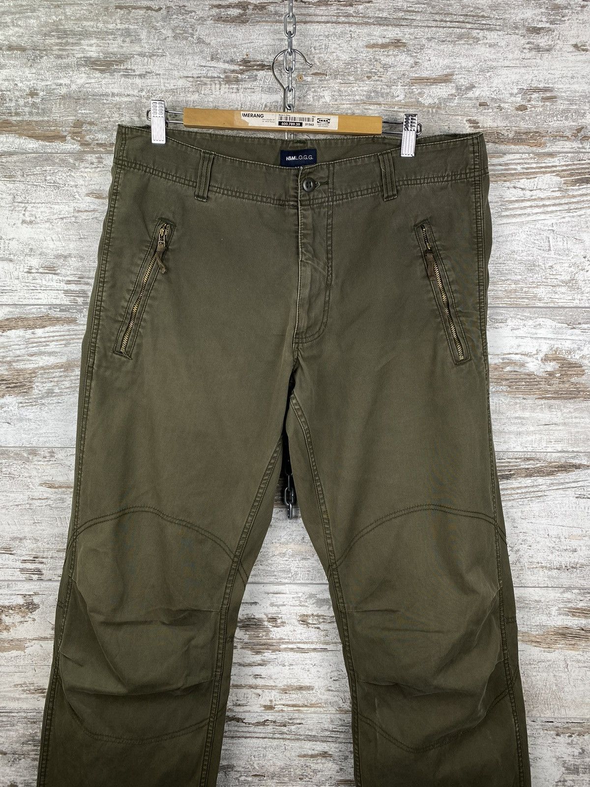 L.O.G.G. × Vintage Mens Vintage Cargo pants H&M L.O.G.G. streetwear y2k rare Size US 34 / EU 50 - 2 Thumbnail