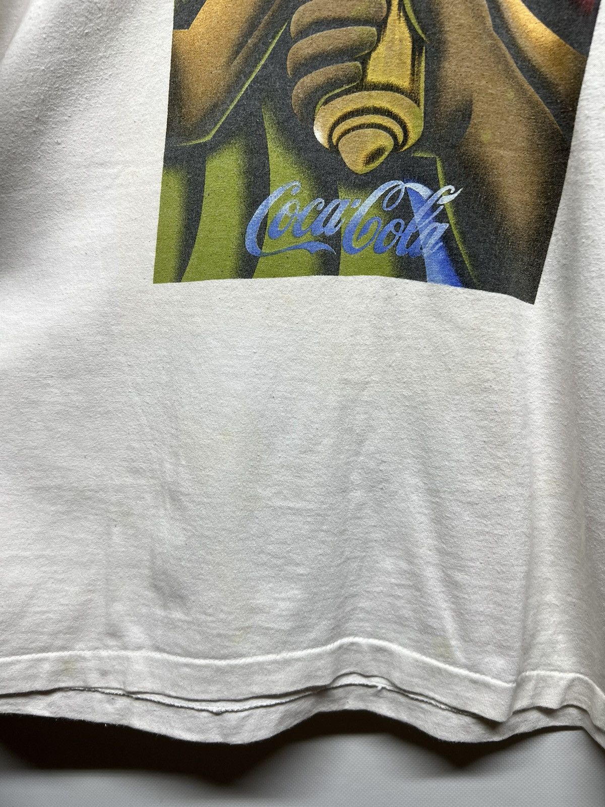 Coca Cola × USA Olympics × Vintage Vintage 1996 The Olympic Games Torch Relay Coca Cola T-Shirt Size US XXL / EU 58 / 5 - 7 Thumbnail