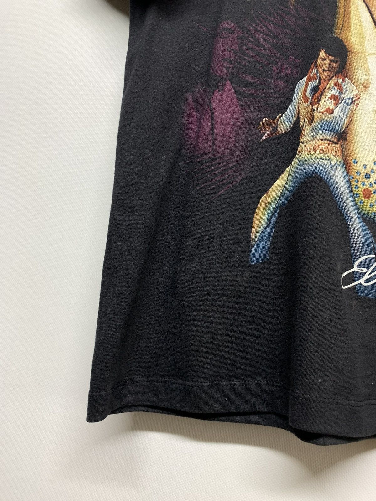 Vintage Vintage Y2k Elvis Presley Love Me Tender Big Logo T-Shirt Size US M / EU 48-50 / 2 - 6 Thumbnail