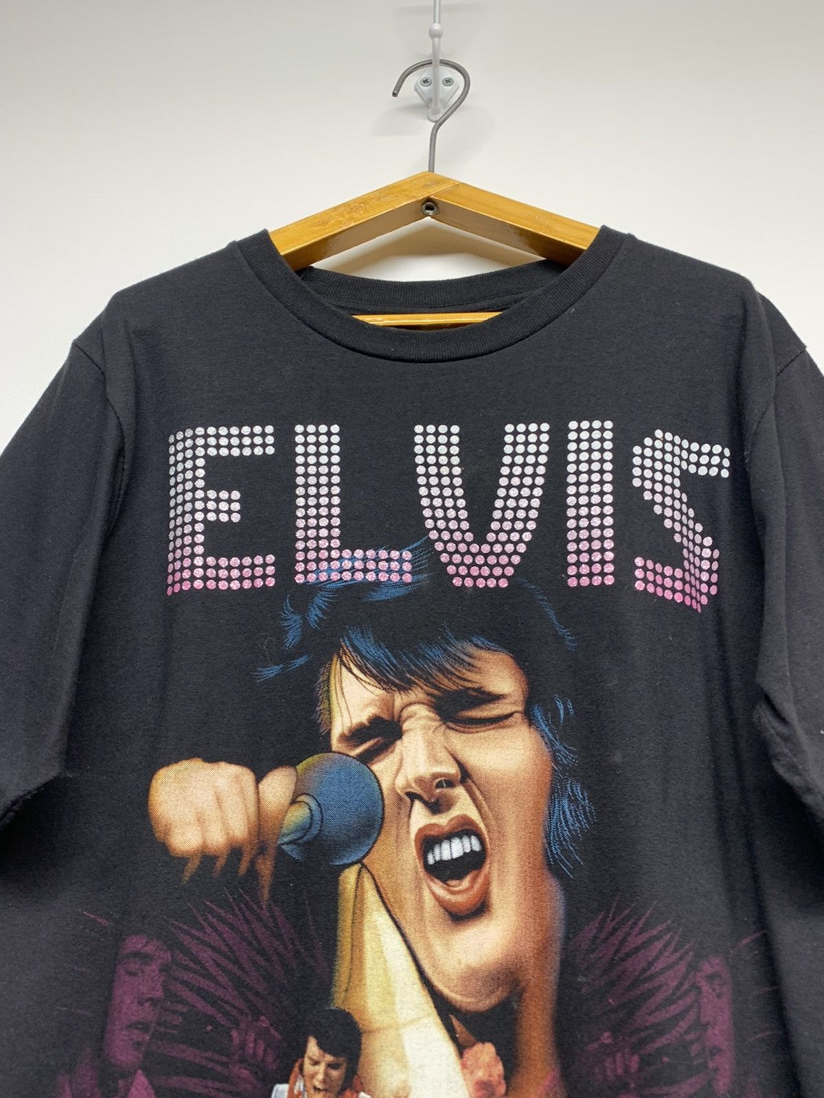Vintage Vintage Y2k Elvis Presley Love Me Tender Big Logo T-Shirt Size US M / EU 48-50 / 2 - 3 Thumbnail