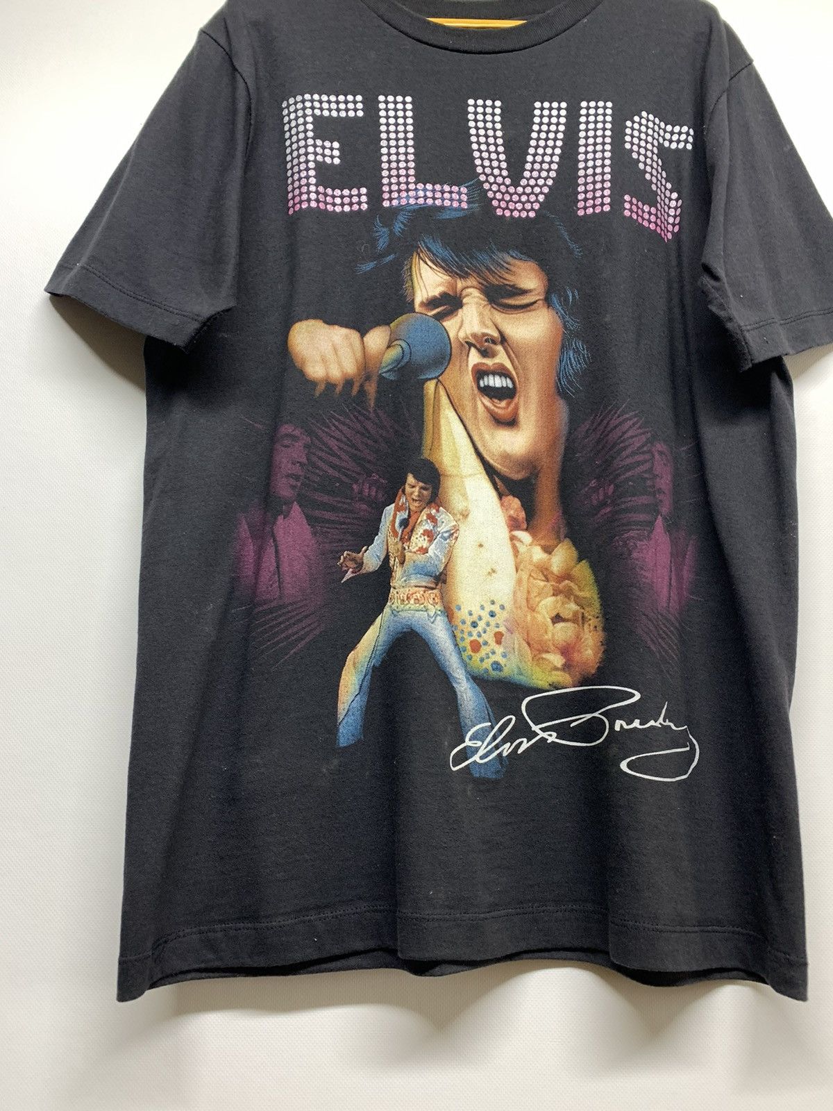 Vintage Vintage Y2k Elvis Presley Love Me Tender Big Logo T-Shirt Size US M / EU 48-50 / 2 - 7 Thumbnail