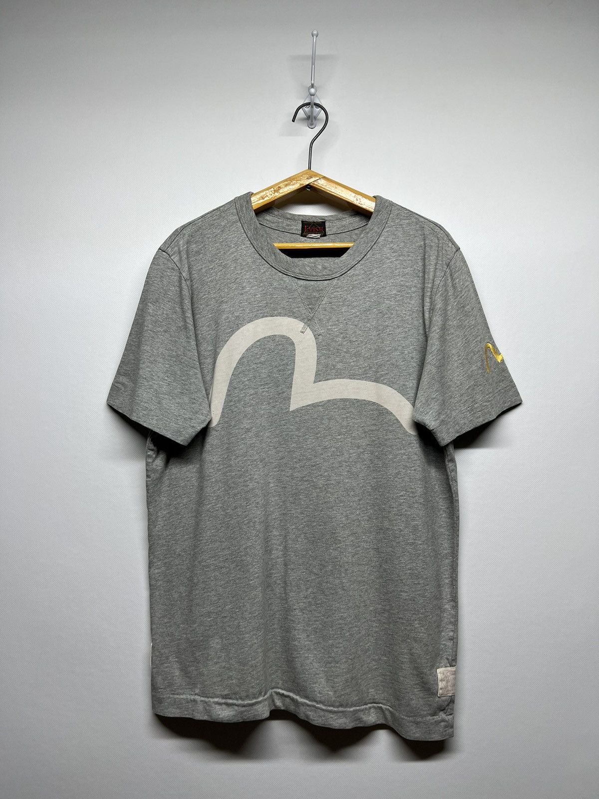 Evisu × Japanese Brand × Vintage Vintage Y2k Rare Evisu Big Logo T-Shirt 00’s Size US M / EU 48-50 / 2 - 2 Thumbnail