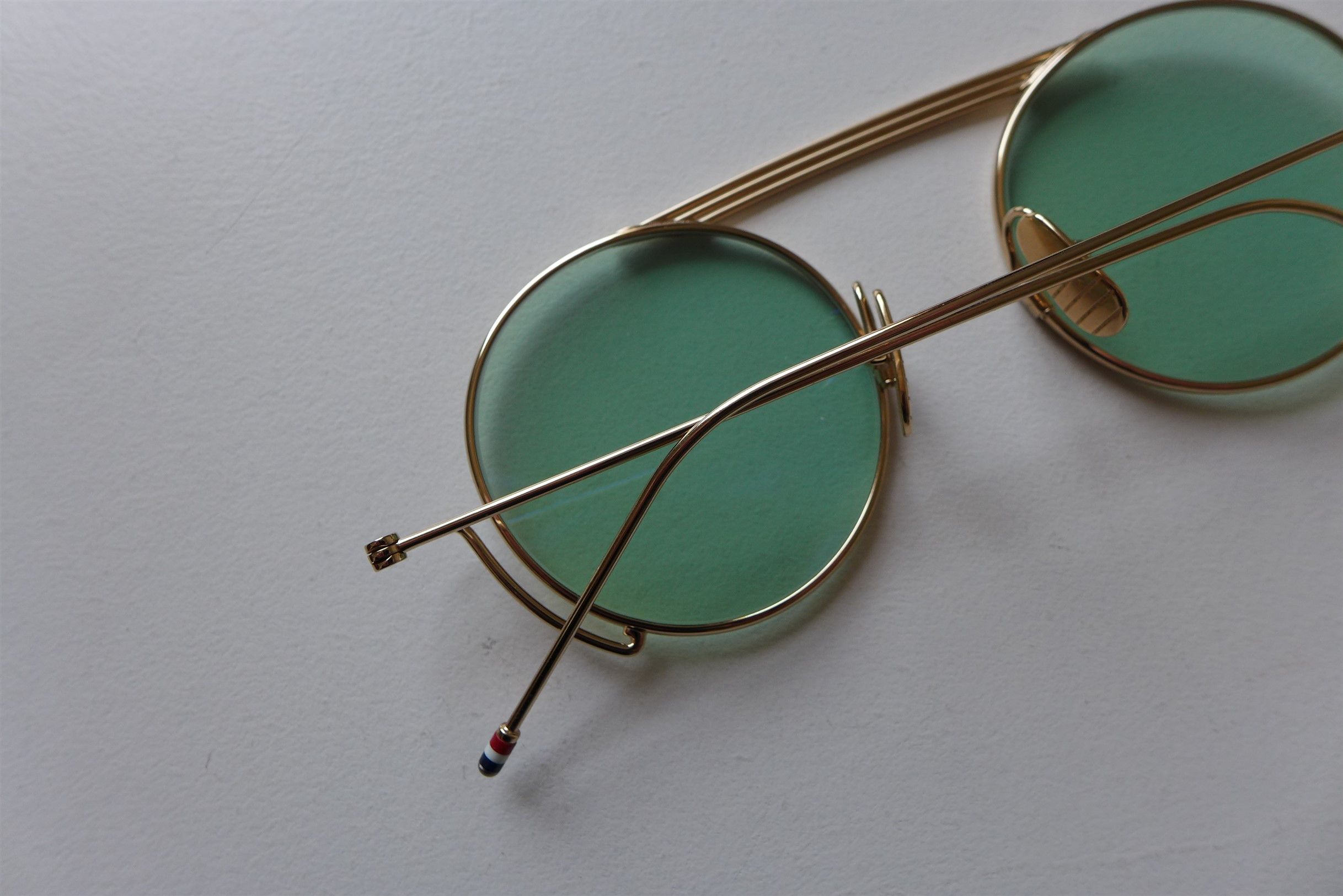 Thom Browne Thom Browne TBS111 Sunglasses -- Gold / Mint Size ONE SIZE - 5 Thumbnail