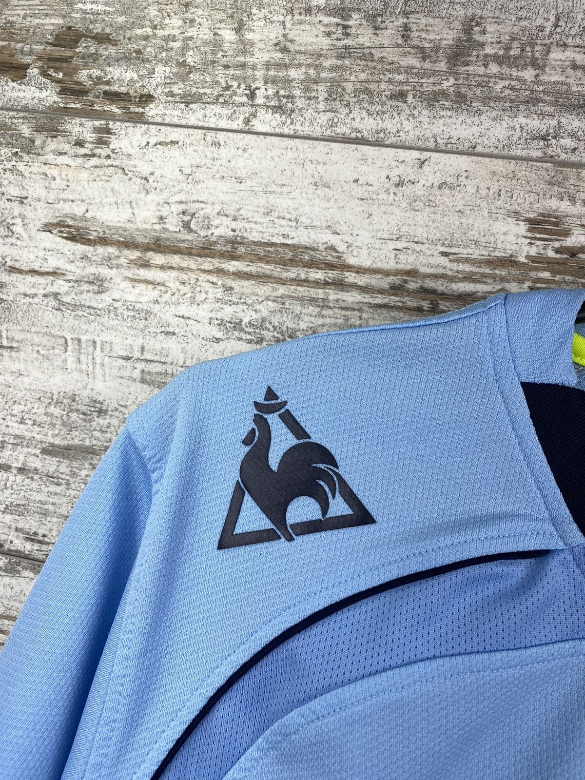 Le Coq Sportif Mens Vintage Le Coq Sportif Manchester City Jersey T Shirt Size US L / EU 52-54 / 3 - 5 Thumbnail