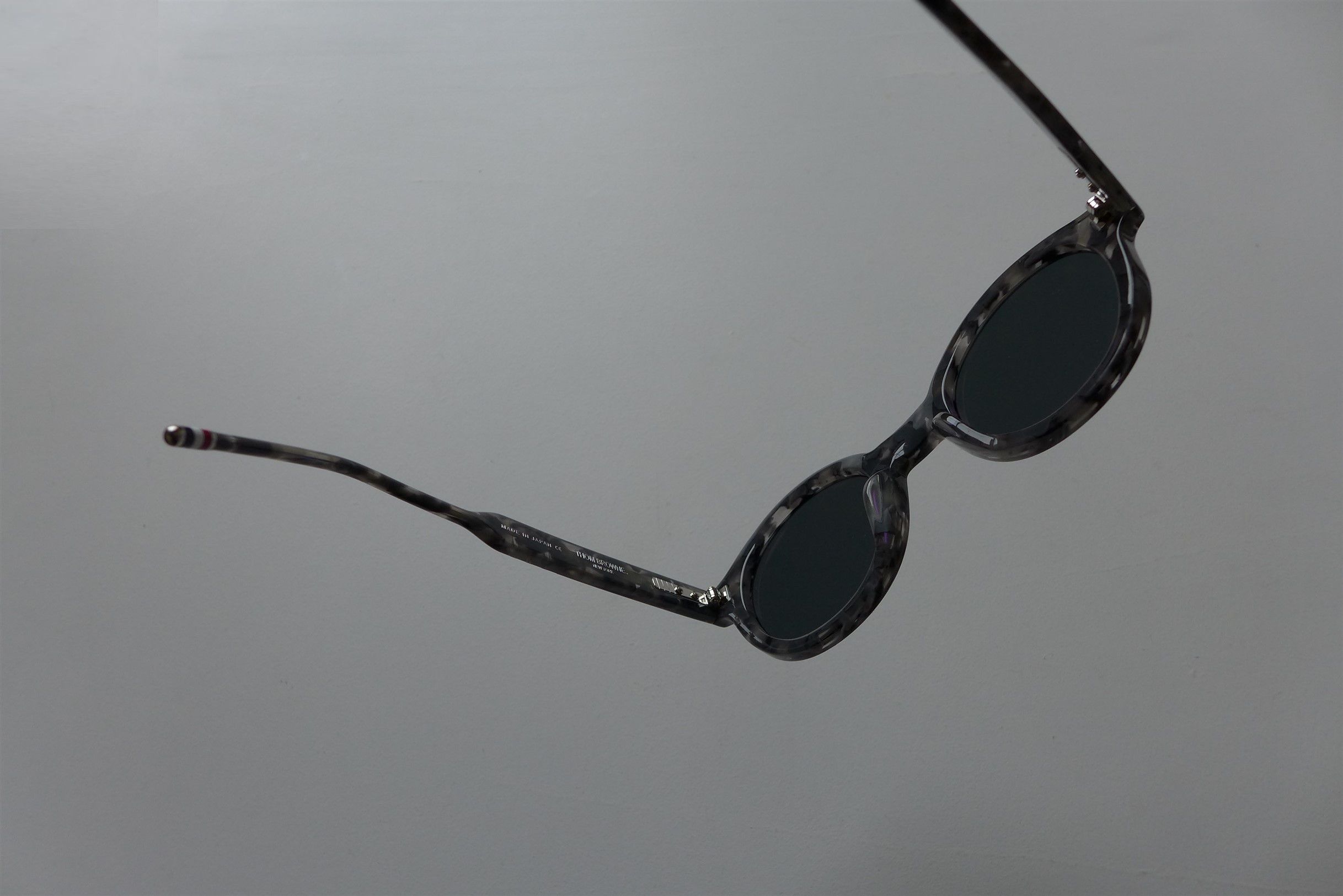 Thom Browne Thom Browne TB411 Sunglasses -- Grey Tortoise Acetate Size ONE SIZE - 12 Thumbnail