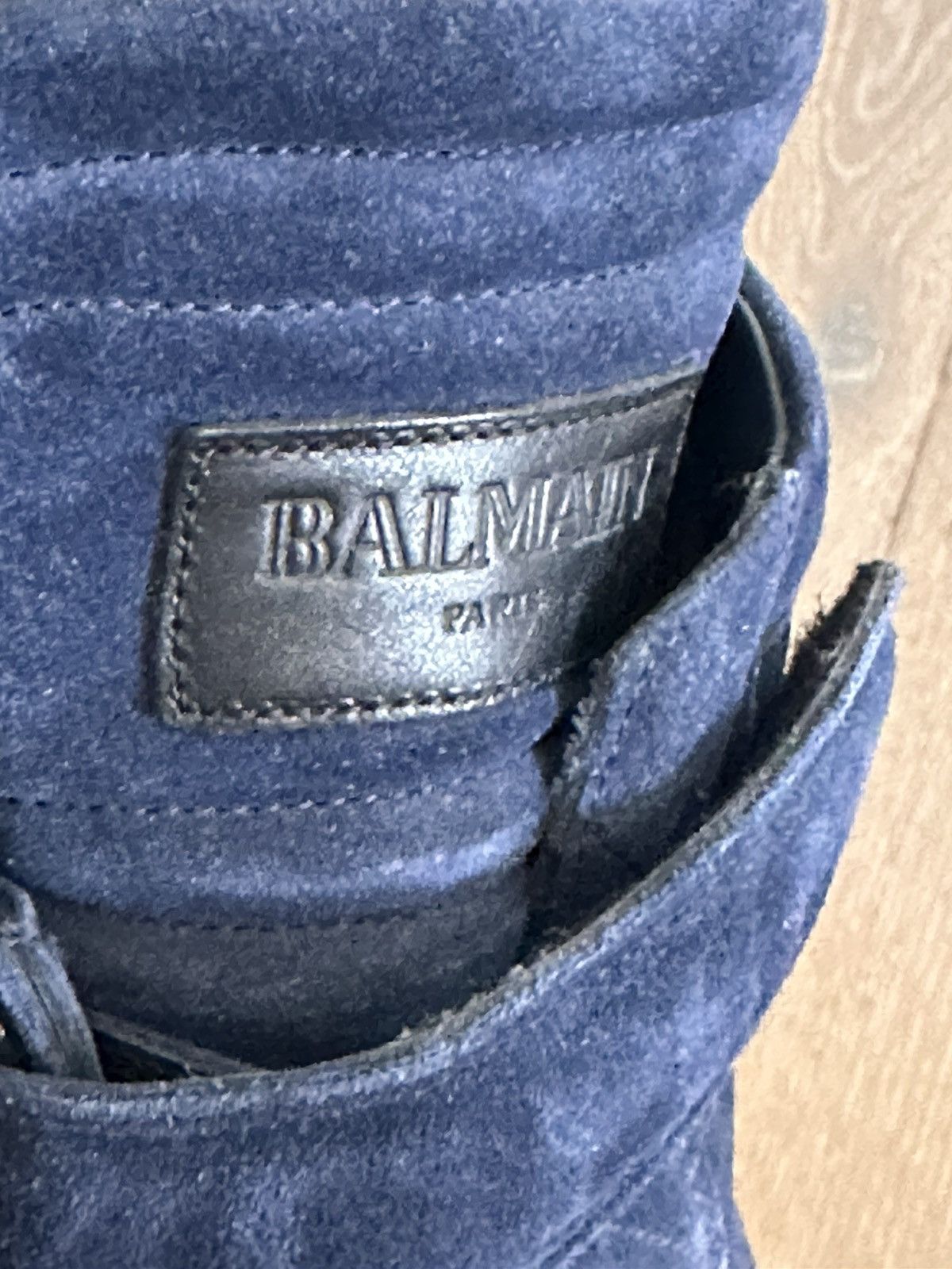 Balmain Leather High Top Boots (out of production edition) Size US 13 / EU 46 - 2 Thumbnail