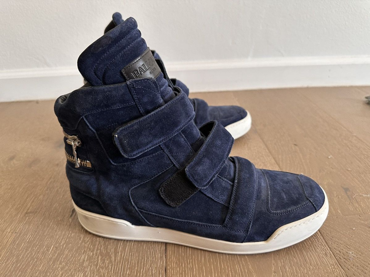 Balmain Leather High Top Boots (out of production edition) Size US 13 / EU 46 - 6 Thumbnail