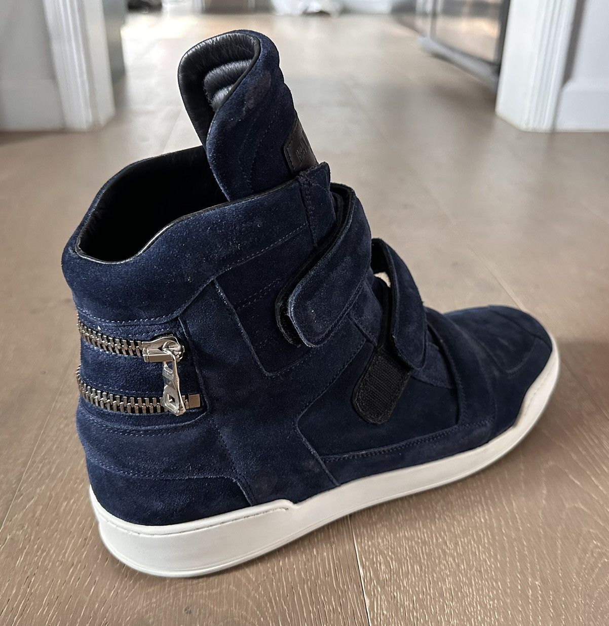 Balmain Leather High Top Boots (out of production edition) Size US 13 / EU 46 - 8 Thumbnail