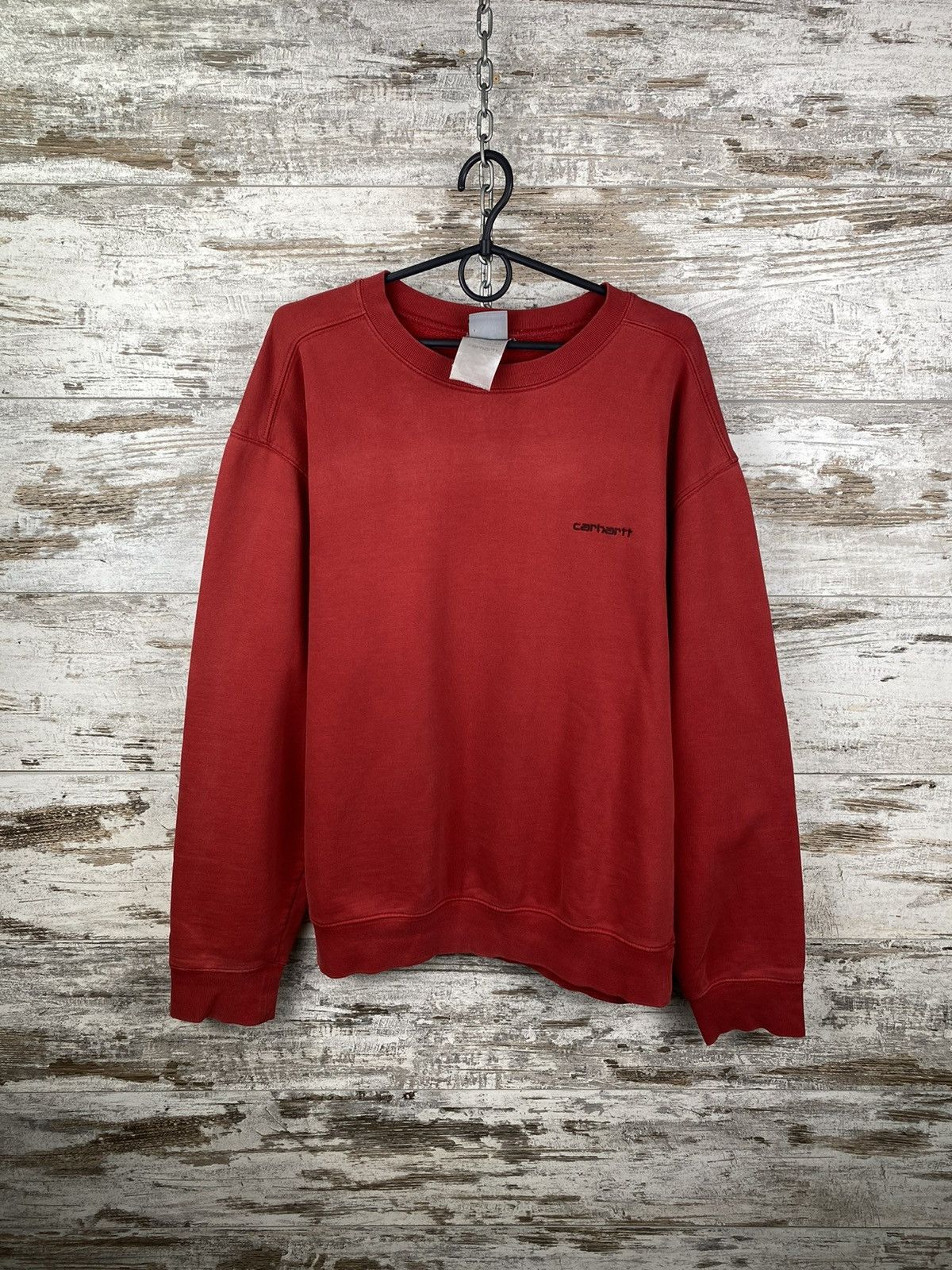Carhartt × Vintage Mens Vintage Carhartt Distressed Sweatshirt rare y2k drip Size US L / EU 52-54 / 3 - 1 Thumbnail