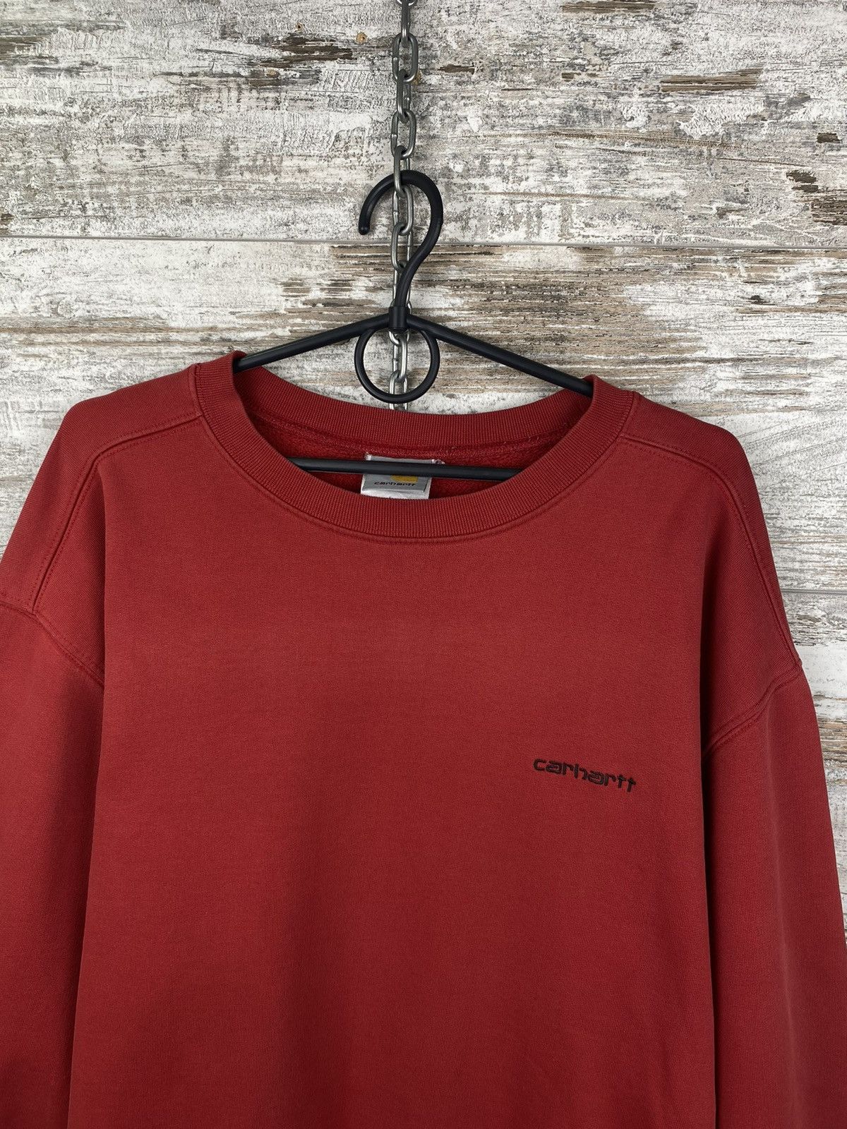 Carhartt × Vintage Mens Vintage Carhartt Distressed Sweatshirt rare y2k drip Size US L / EU 52-54 / 3 - 3 Thumbnail