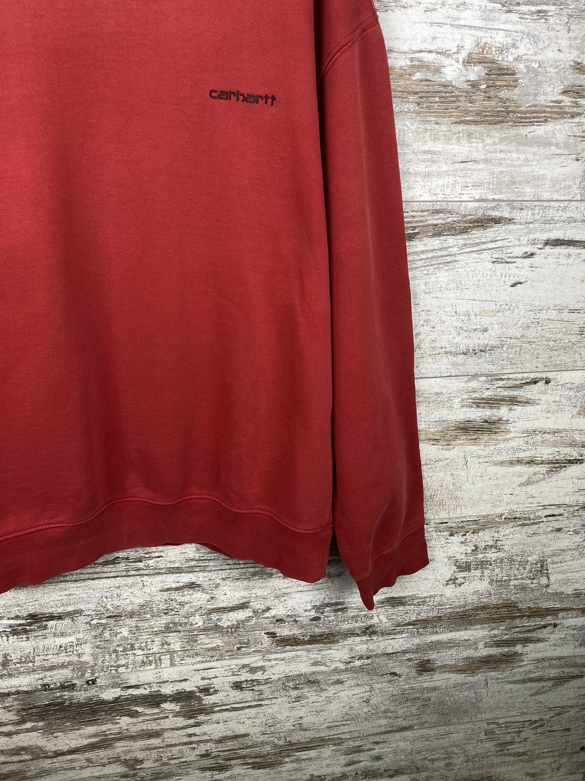 Carhartt × Vintage Mens Vintage Carhartt Distressed Sweatshirt rare y2k drip Size US L / EU 52-54 / 3 - 4 Thumbnail