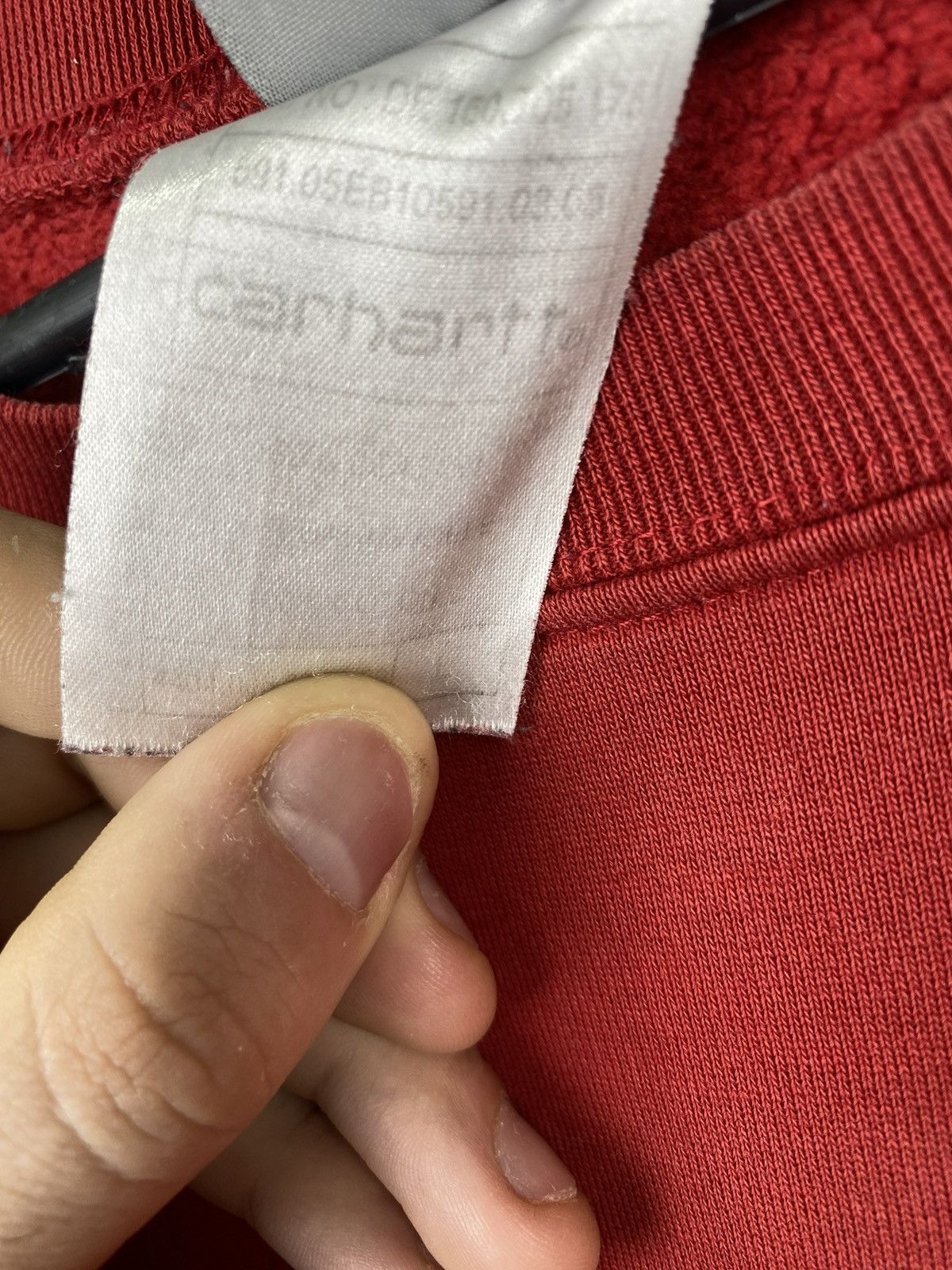 Carhartt × Vintage Mens Vintage Carhartt Distressed Sweatshirt rare y2k drip Size US L / EU 52-54 / 3 - 11 Thumbnail