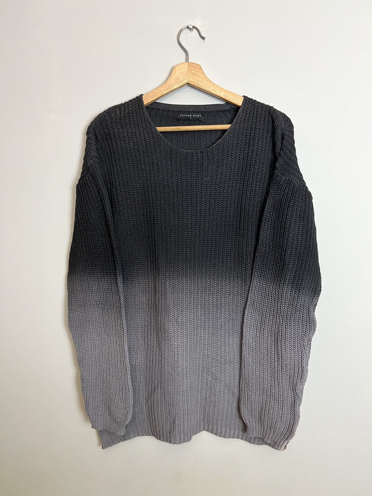 Japanese Brand Rare Future Past Gradient Avant Garde Oversize Knit Nirvana Size US S / EU 44-46 / 1 - 1 Thumbnail