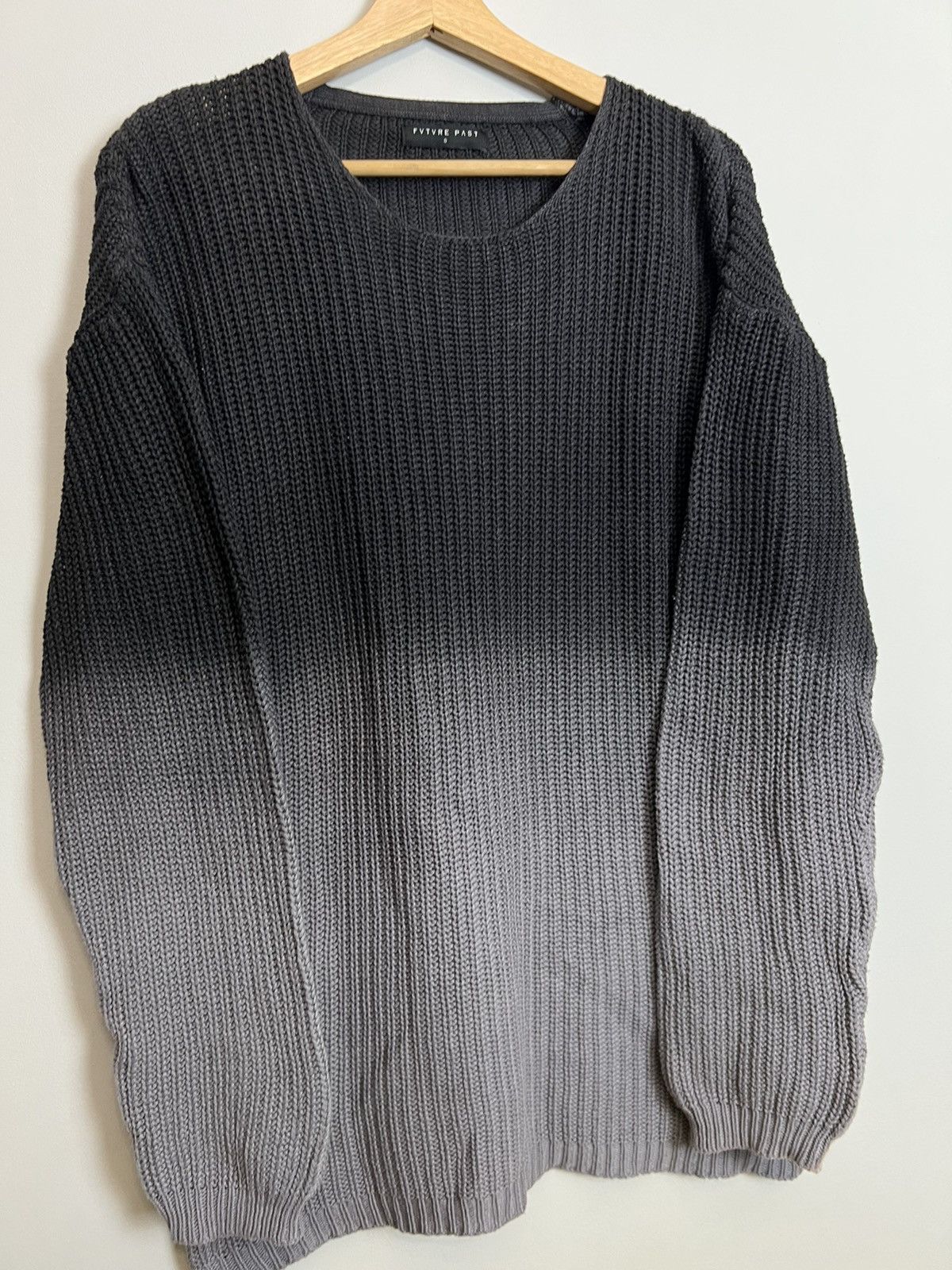 Japanese Brand Rare Future Past Gradient Avant Garde Oversize Knit Nirvana Size US S / EU 44-46 / 1 - 3 Thumbnail