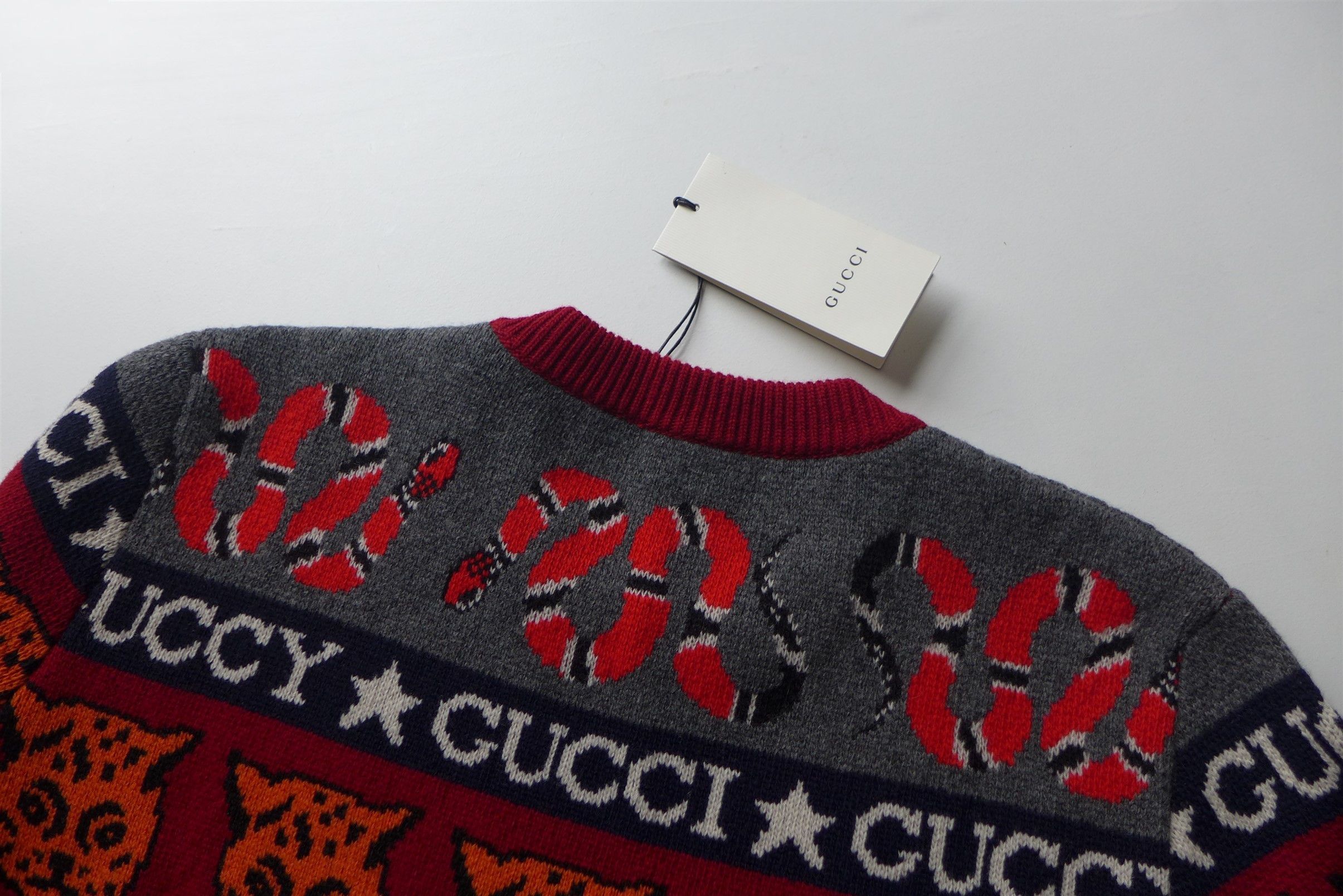 Gucci Gucci 'Sine Amore Nihil' Wool Sweater Size US M / EU 48-50 / 2 - 7 Thumbnail