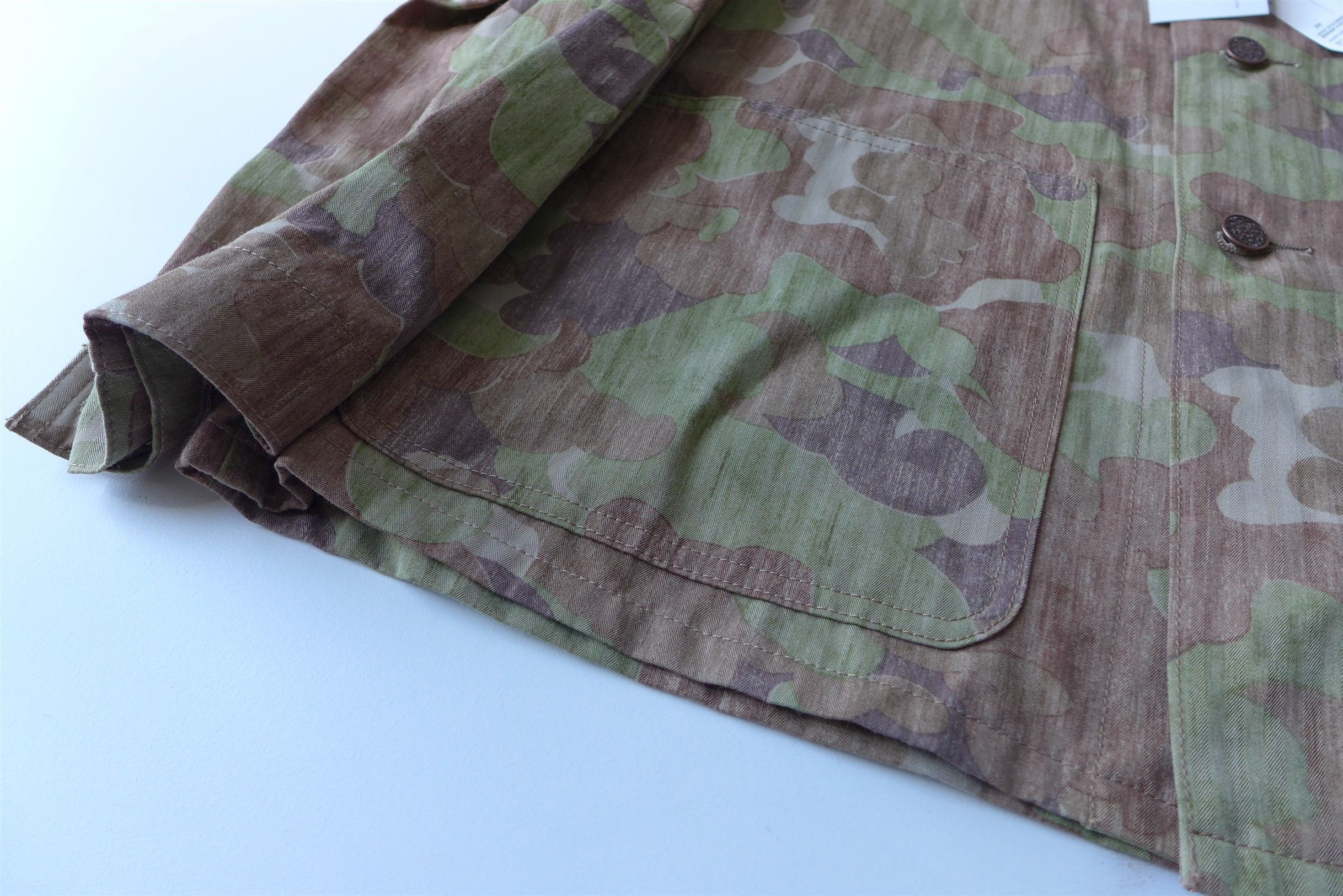 Visvim Visvim Baker Coverall Jacket - Herringbone Camo Print Size US M / EU 48-50 / 2 - 8 Thumbnail
