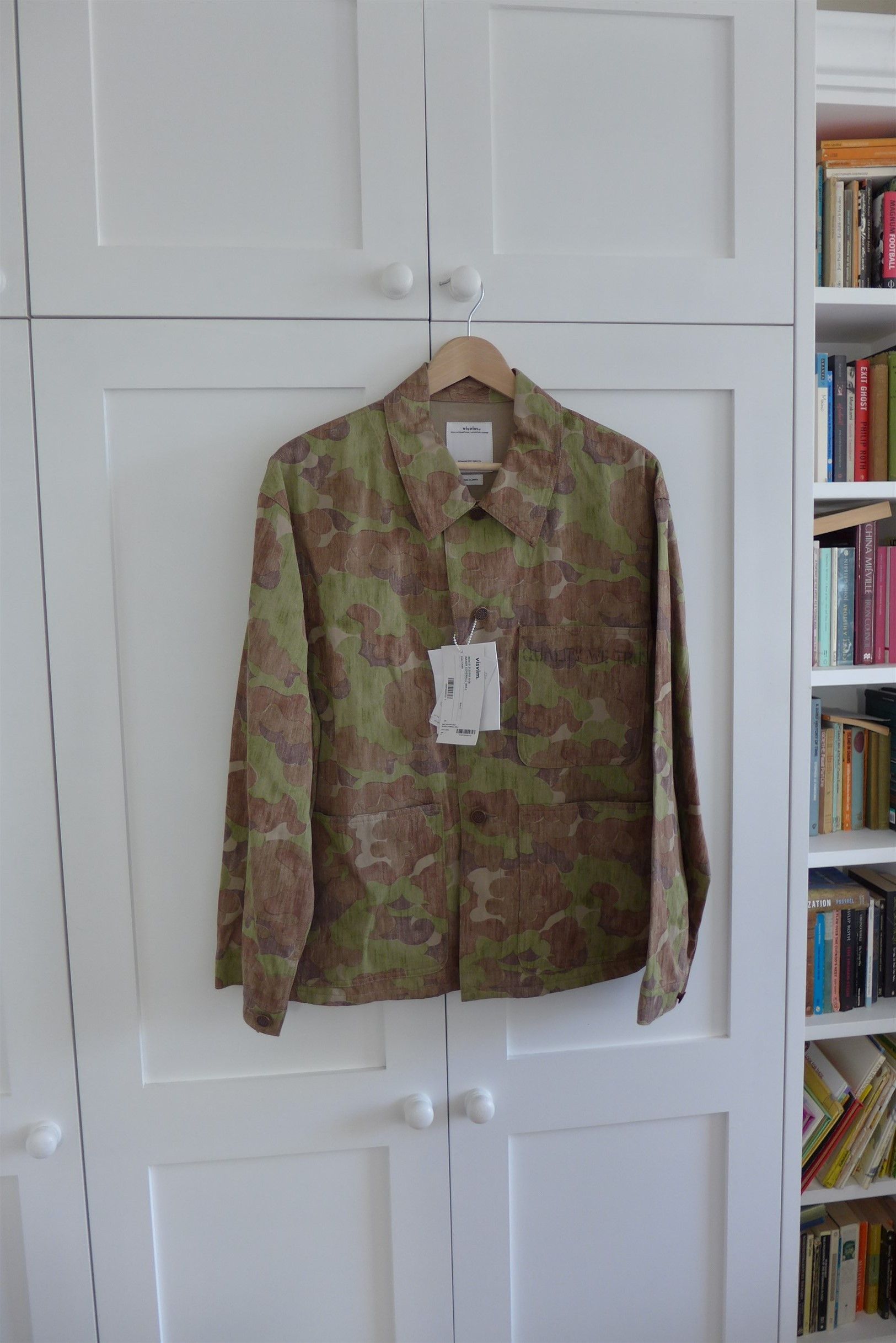 Visvim Baker Coverall Jacket - Herringbone Camo Print