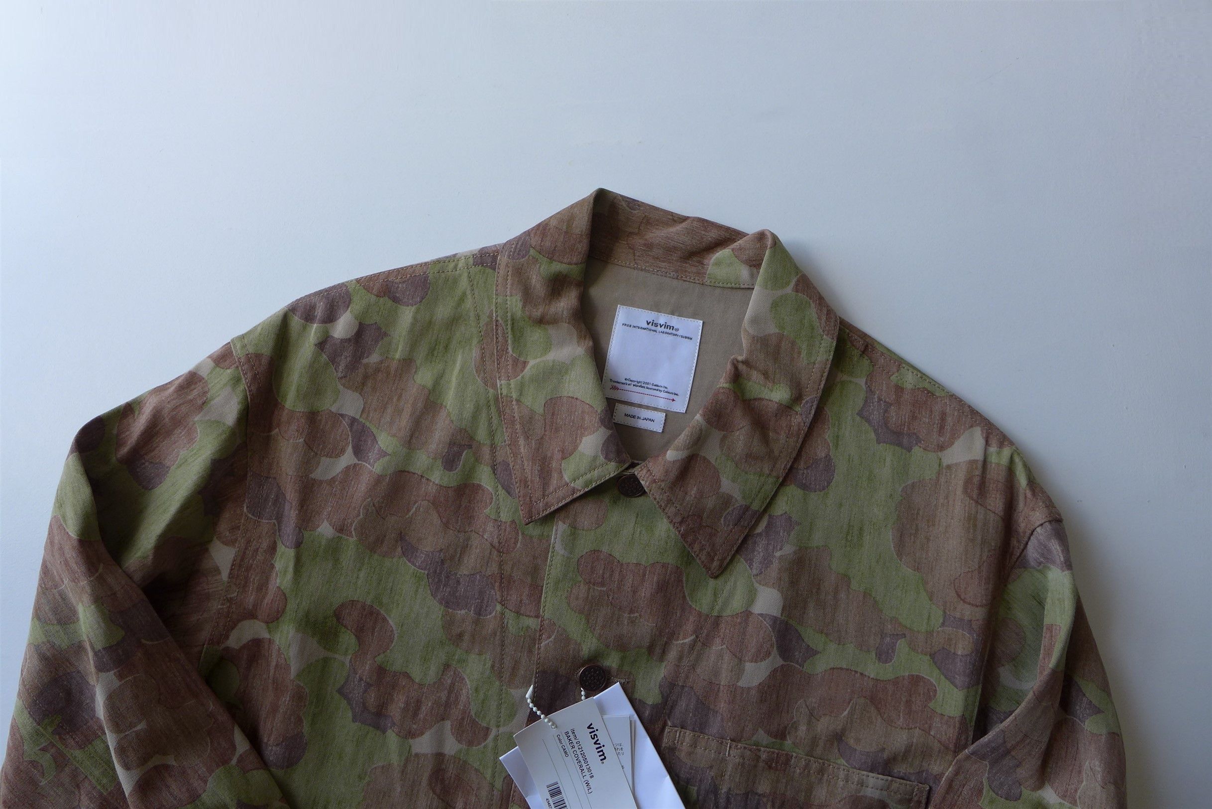 Visvim Visvim Baker Coverall Jacket - Herringbone Camo Print Size US M / EU 48-50 / 2 - 3 Thumbnail