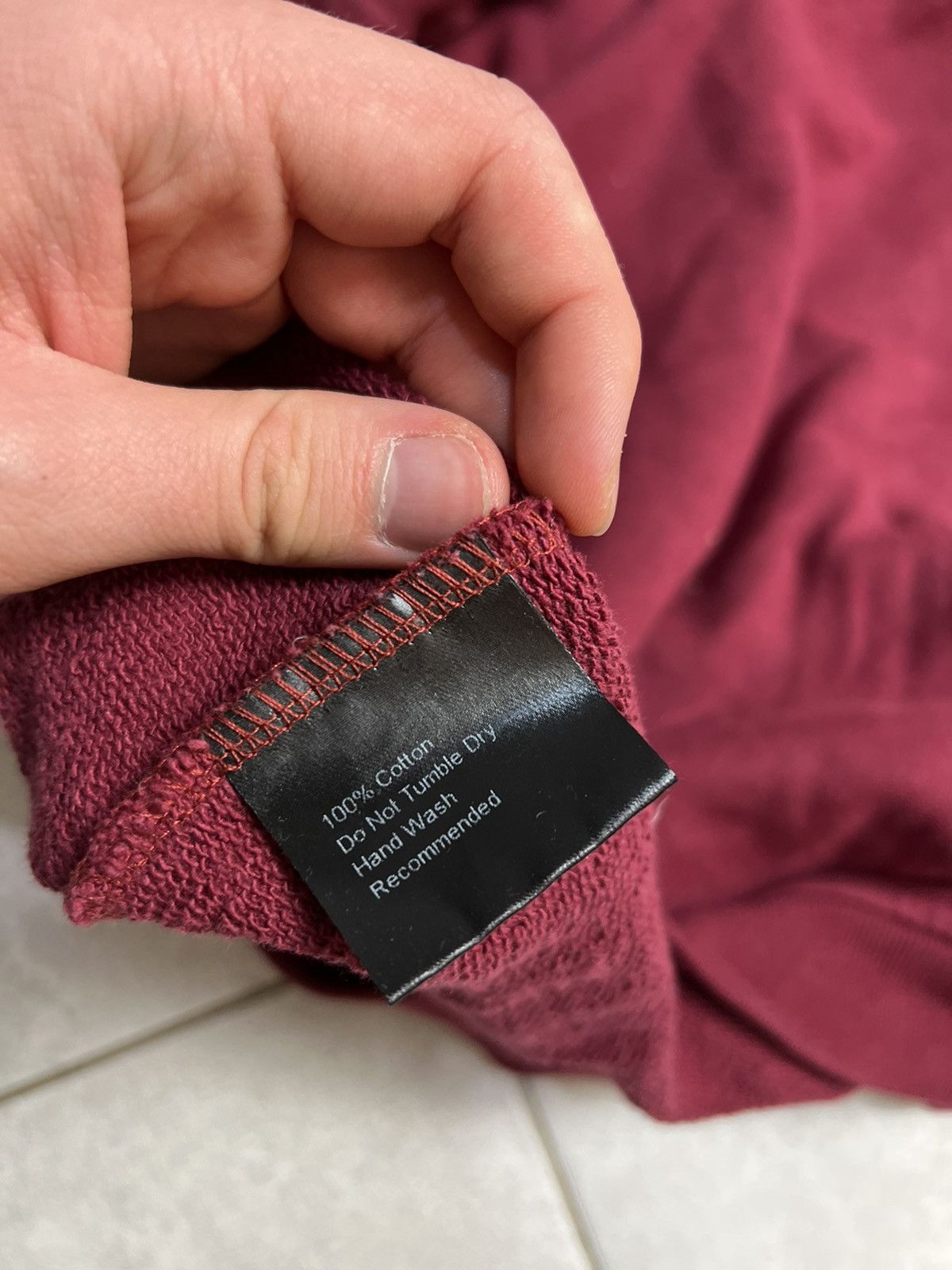 Represent Clo. Represent Clo Oversize Hoodie Large Burgundy Hype Streetwear Size US L / EU 52-54 / 3 - 4 Thumbnail