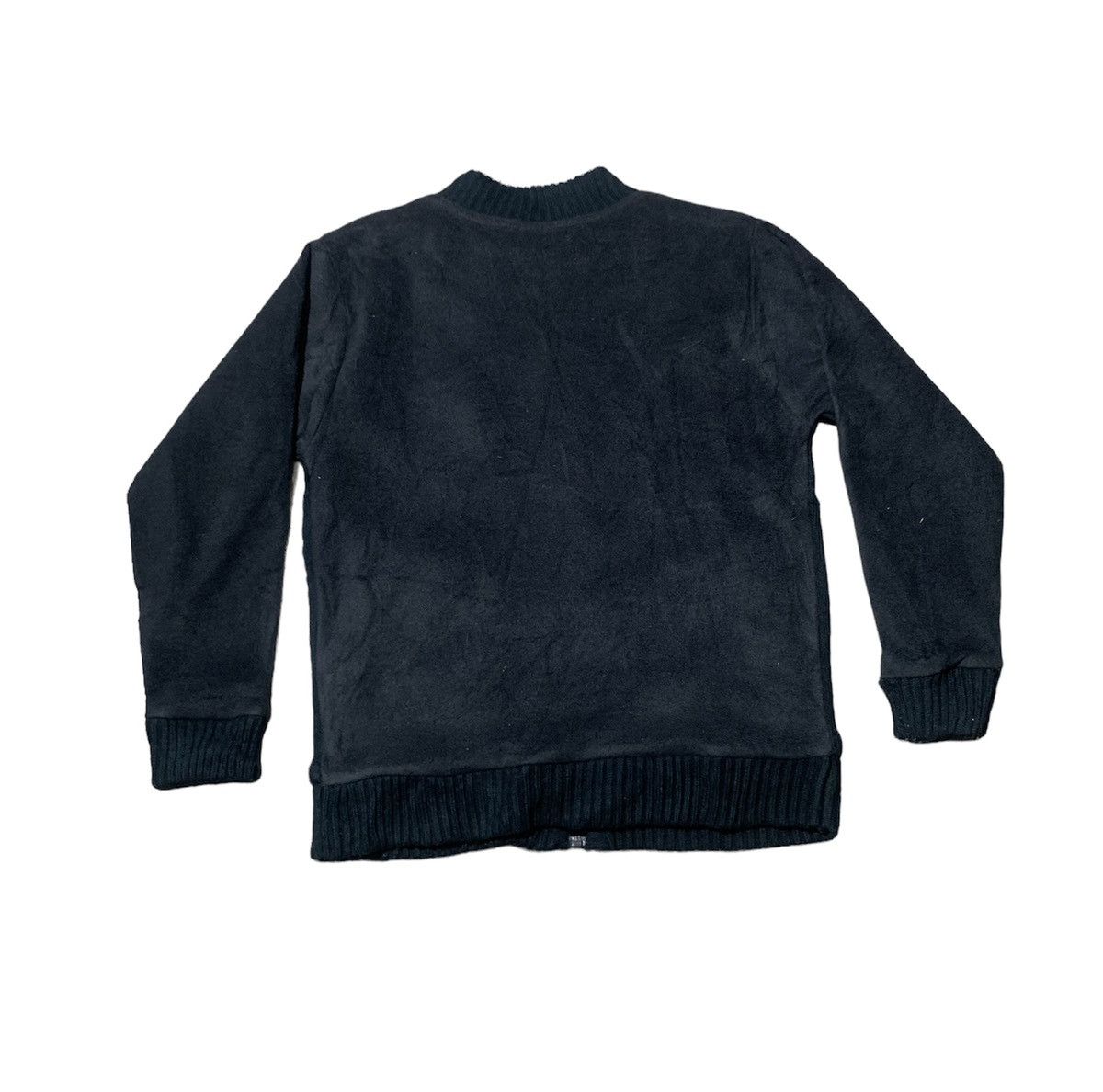 Gianni Valentino Vintage Gianni Valentino Fleece Knit Sweater Jacket Size US L / EU 52-54 / 3 - 3 Thumbnail