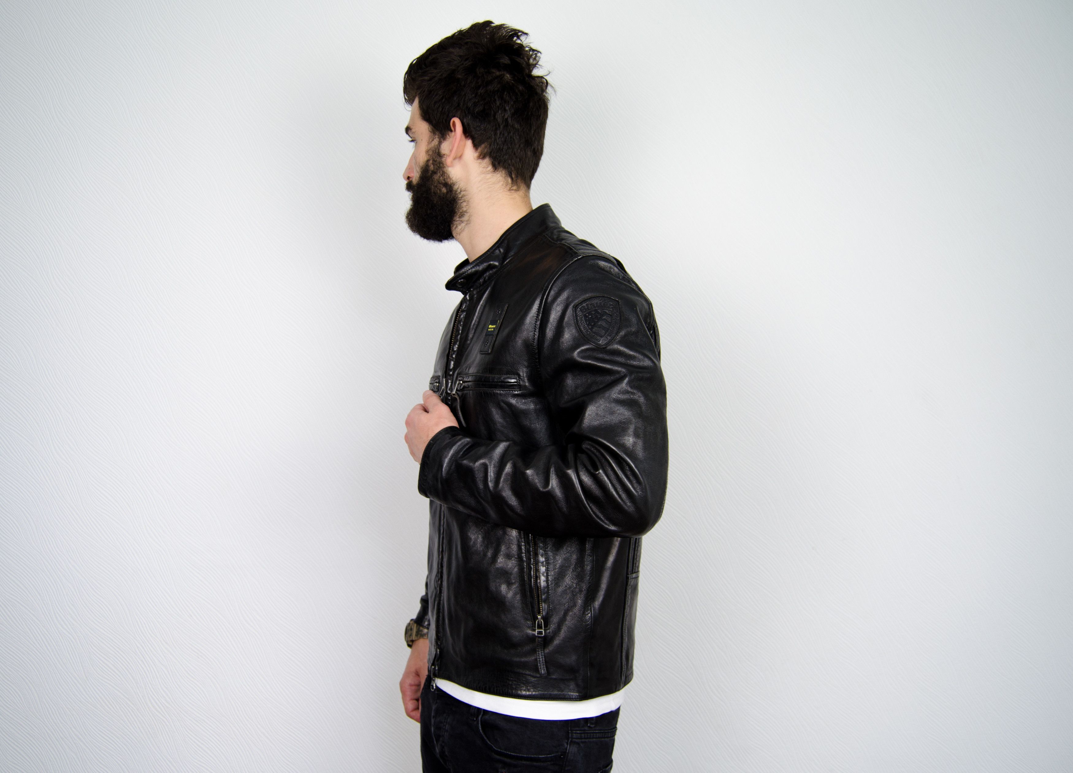 Schott Blauer USA Elmer Leather Jacket Schott Avirex Style Size US M / EU 48-50 / 2 - 5 Thumbnail