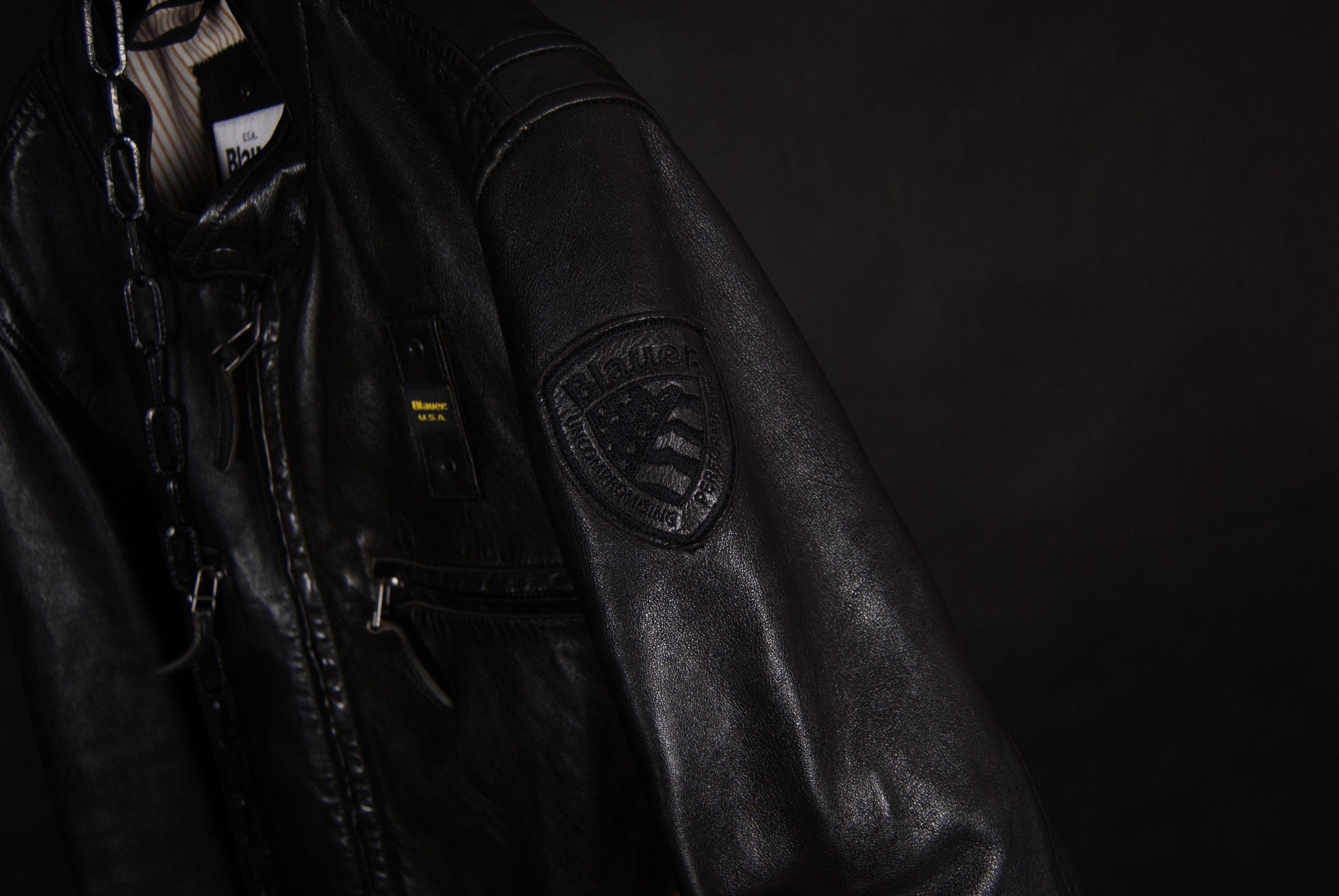 Schott Blauer USA Elmer Leather Jacket Schott Avirex Style Size US M / EU 48-50 / 2 - 12 Thumbnail