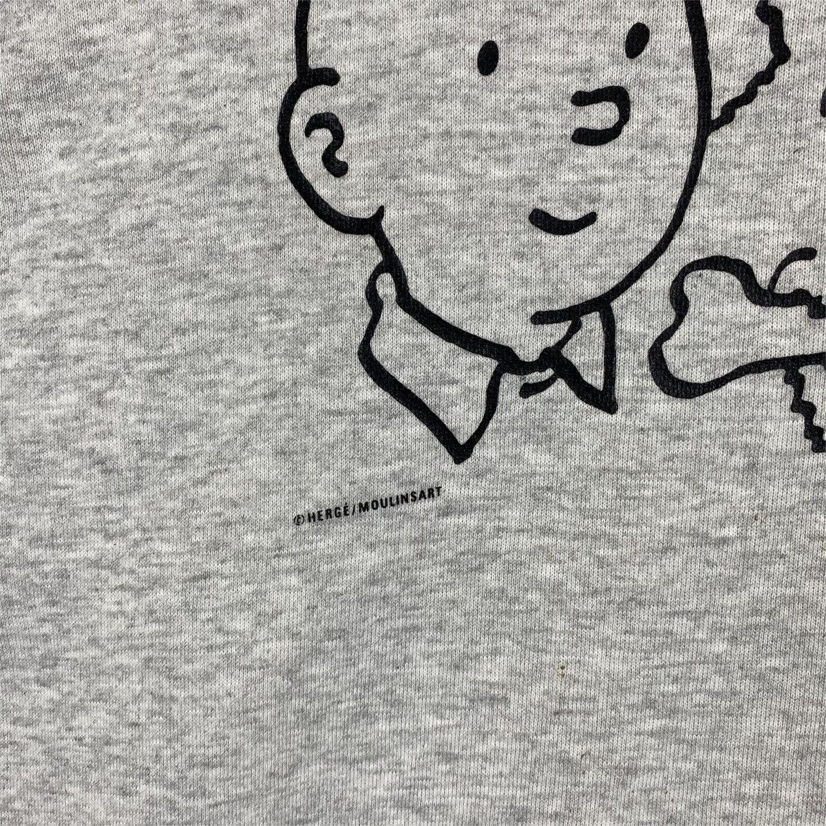 Cartoon Network Vintage TINTIN & SNOWY Cartoon Comic Movie Sweatshirt Jumper Size US M / EU 48-50 / 2 - 7 Thumbnail