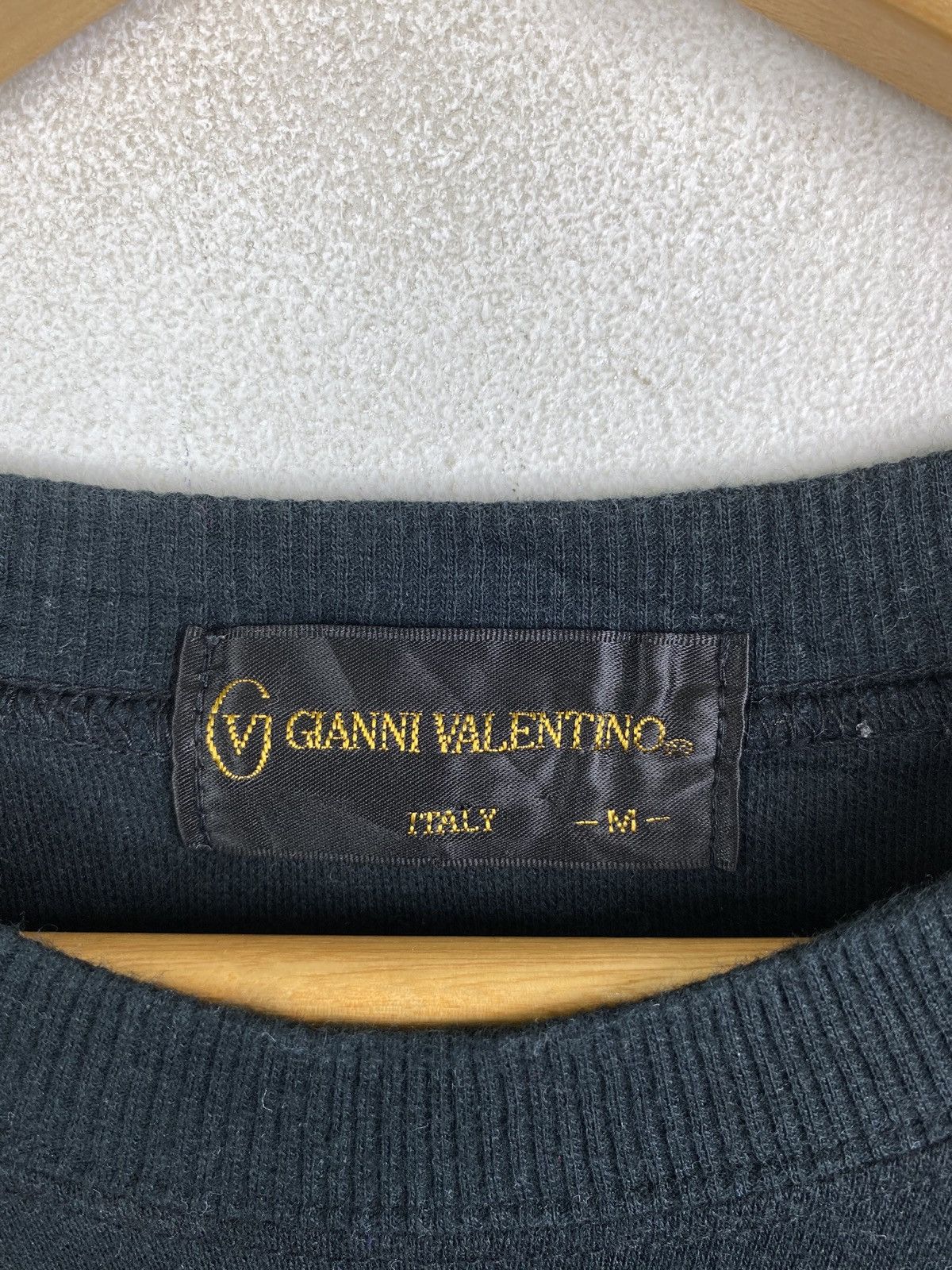 Gianni Valentino × Valentino × Vintage GIANNI VALENTINO Italy Big Logo Embroidery Sweatshirt Jumper Size US M / EU 48-50 / 2 - 4 Thumbnail