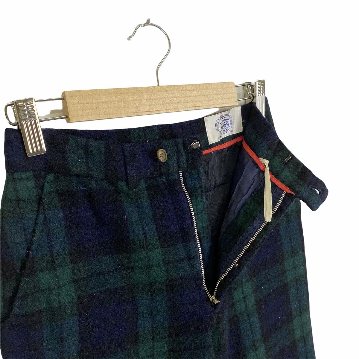 J. Press × Vintage Vintage J PRESS Checkered Tartan Slacks Casual Pants Size US 26 / EU 42 - 7 Thumbnail