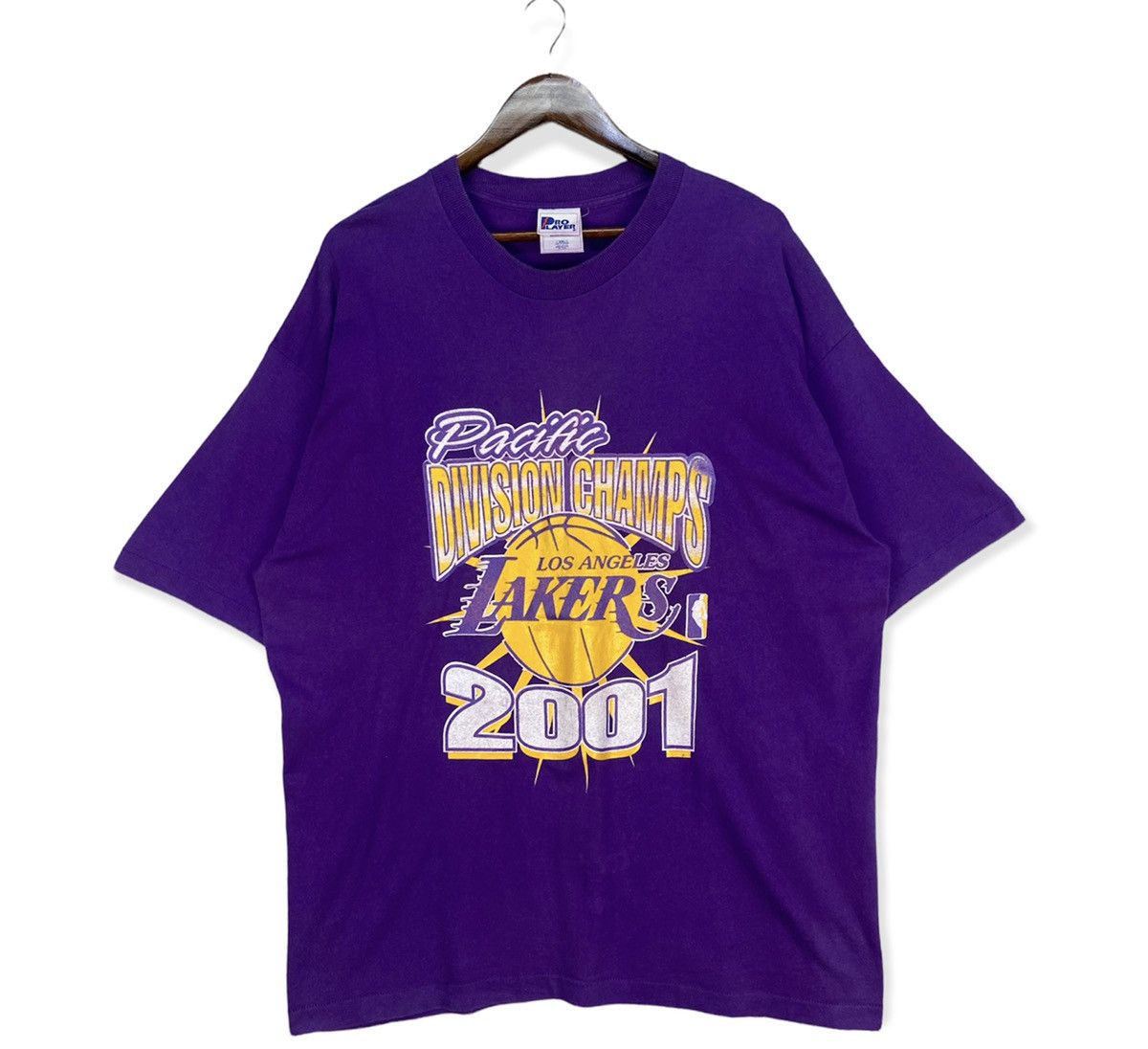 NBA Vintage Los Angeles Lakers Pacific Divison Champs 2001 Size US XXL / EU 58 / 5 - 1 Thumbnail