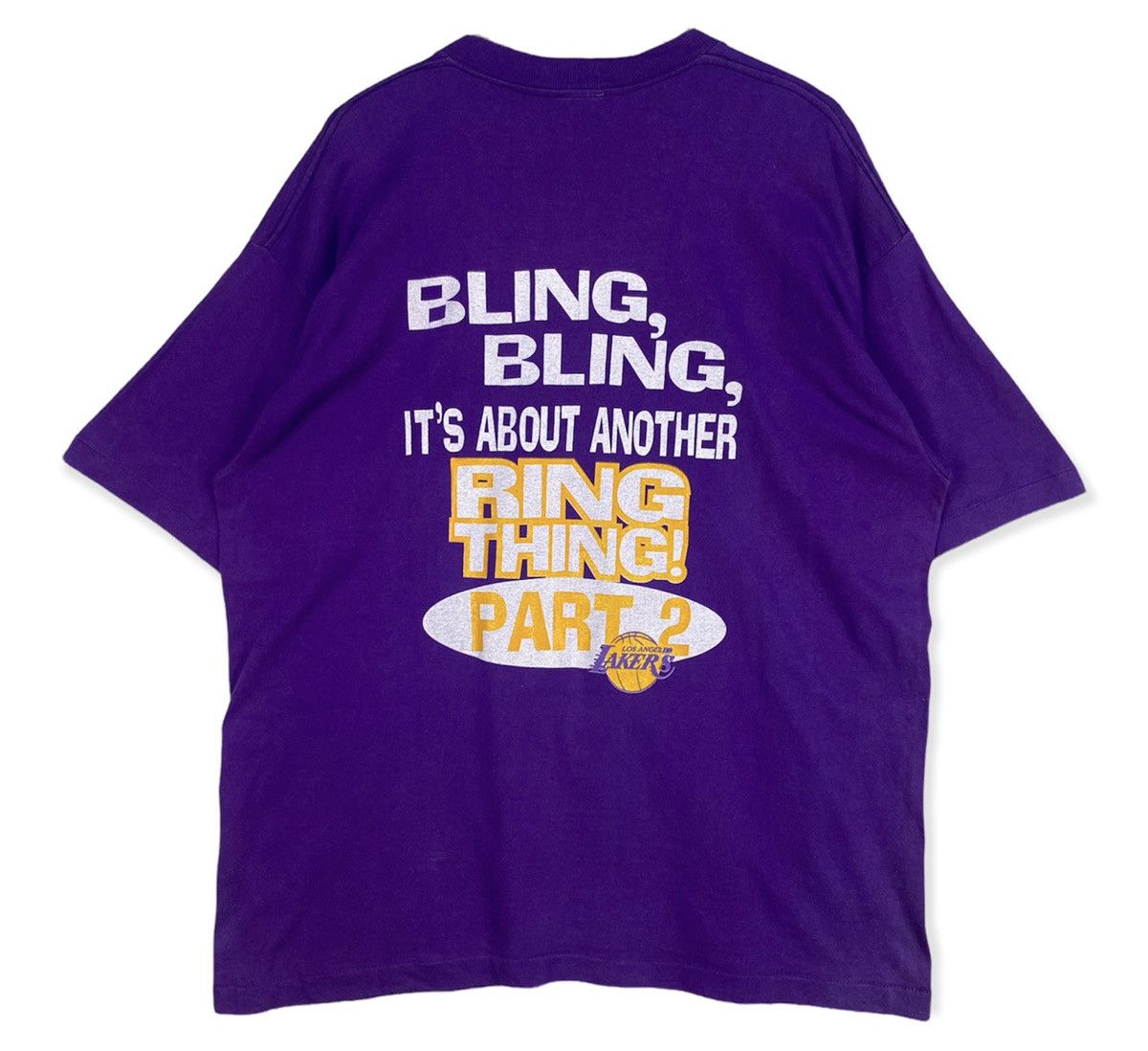 NBA Vintage Los Angeles Lakers Pacific Divison Champs 2001 Size US XXL / EU 58 / 5 - 2 Thumbnail
