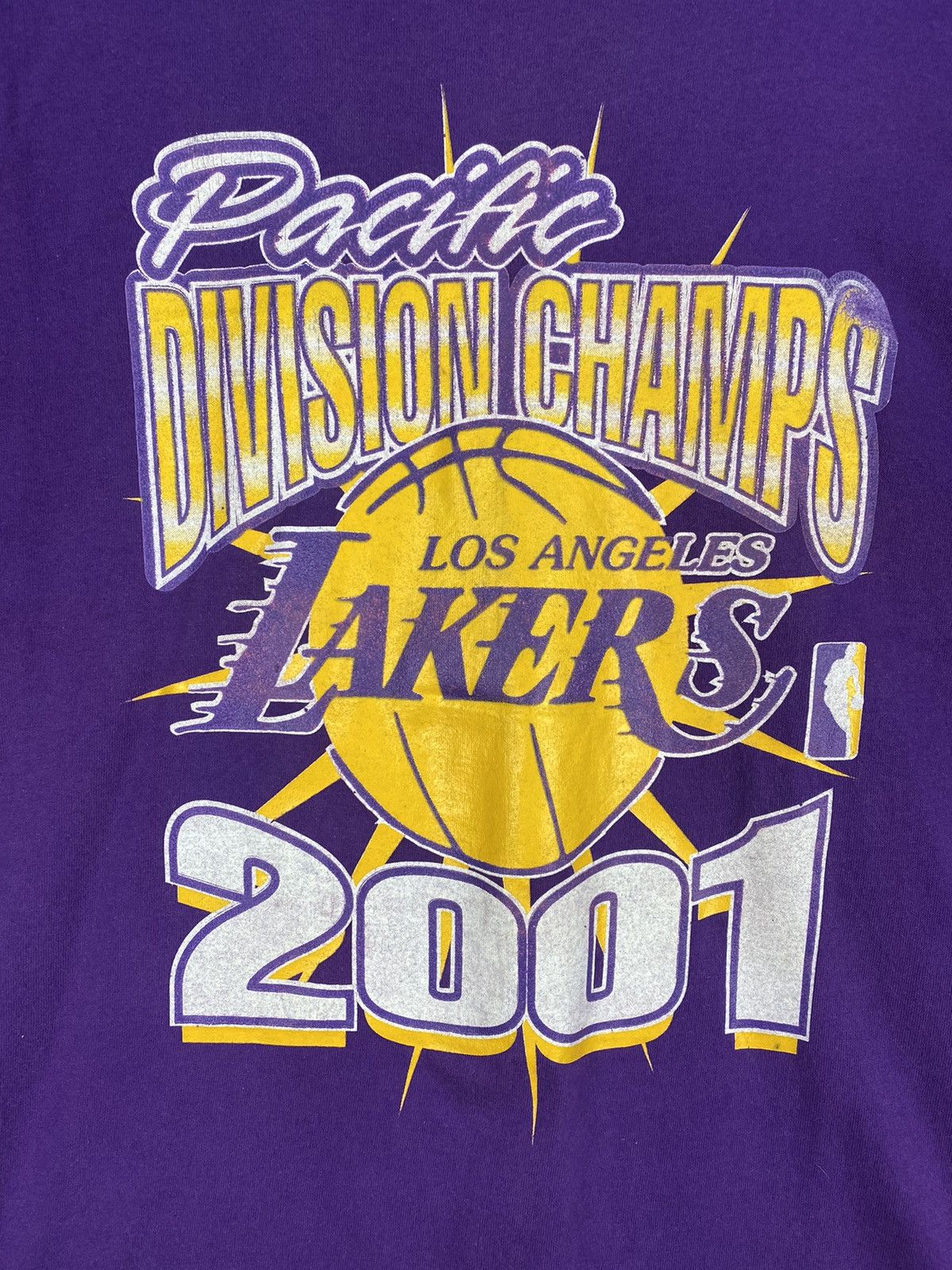 NBA Vintage Los Angeles Lakers Pacific Divison Champs 2001 Size US XXL / EU 58 / 5 - 3 Thumbnail