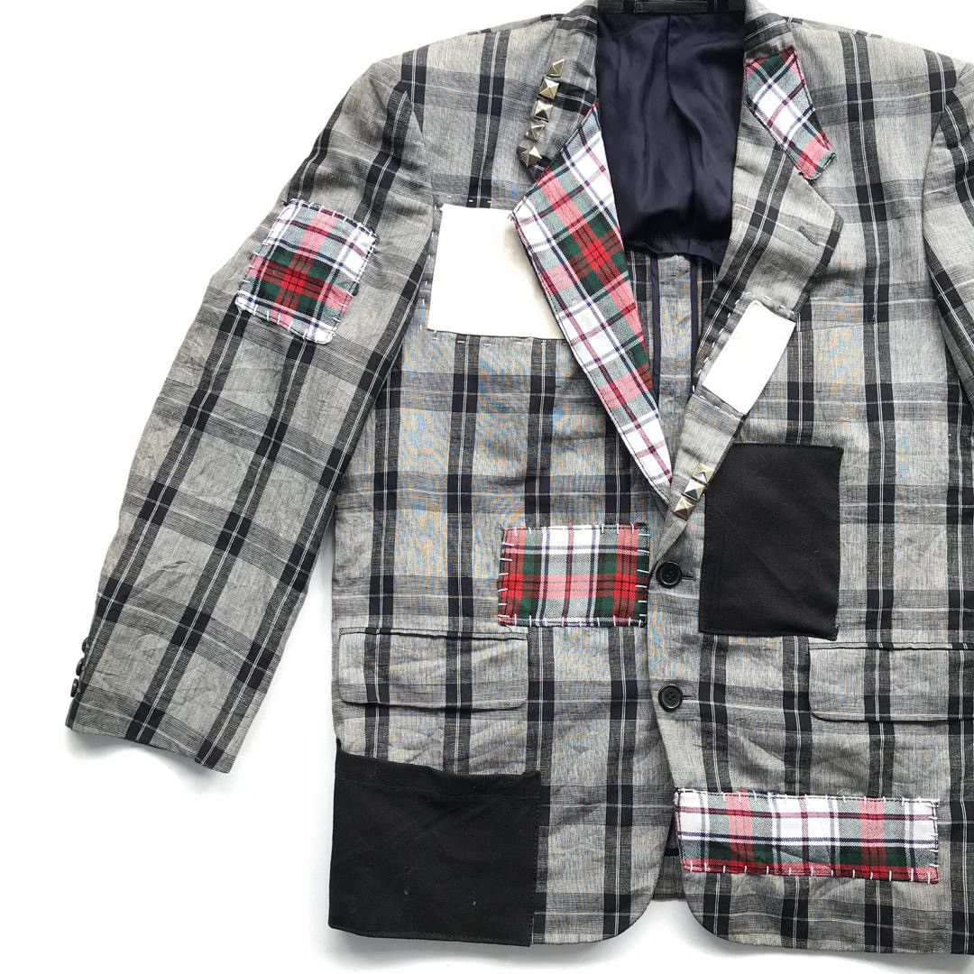 Comme des Garcons Vintage COMME des GARÇONS Homme Boho Patchwork Blazer/Jacket Size US M / EU 48-50 / 2 - 6 Thumbnail