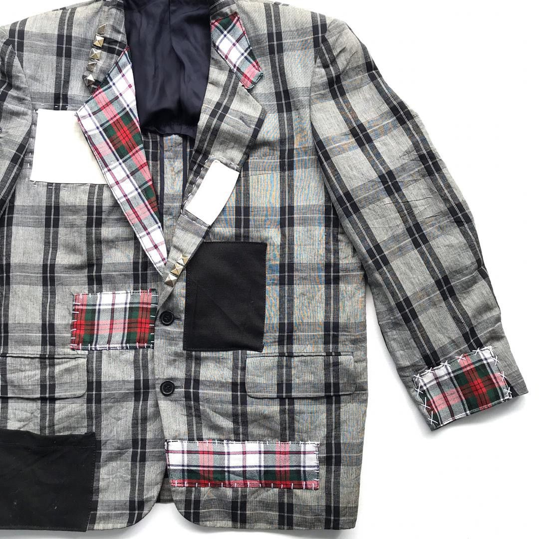 Comme des Garcons Vintage COMME des GARÇONS Homme Boho Patchwork Blazer/Jacket Size US M / EU 48-50 / 2 - 7 Thumbnail